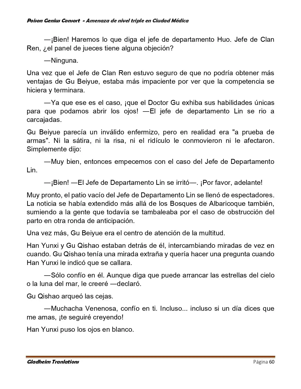 Poison Genious Consort (Novela) - Capítulo 394 - Página 60 - LectorTMOo