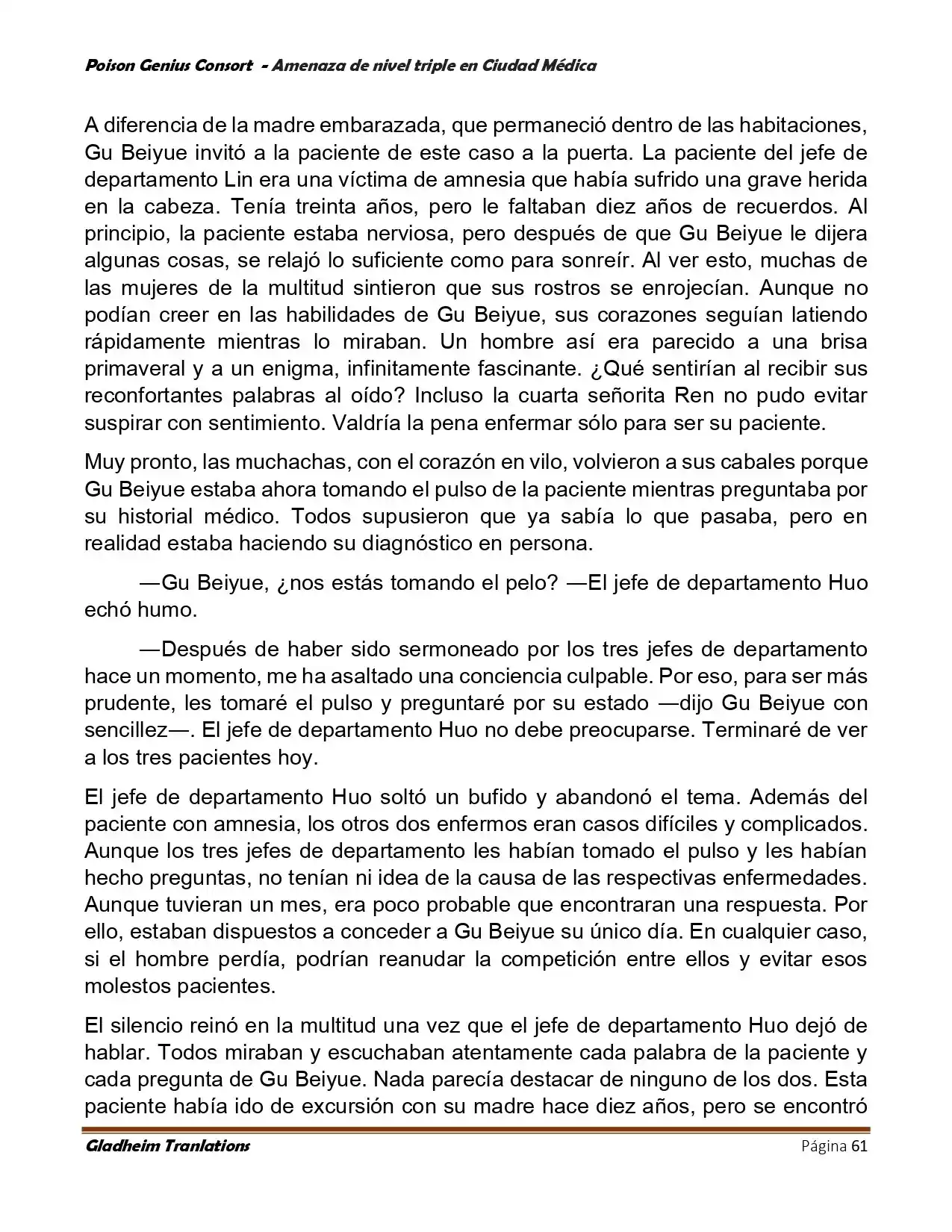 Poison Genious Consort (Novela) - Capítulo 394 - Página 61 - LectorTMOo