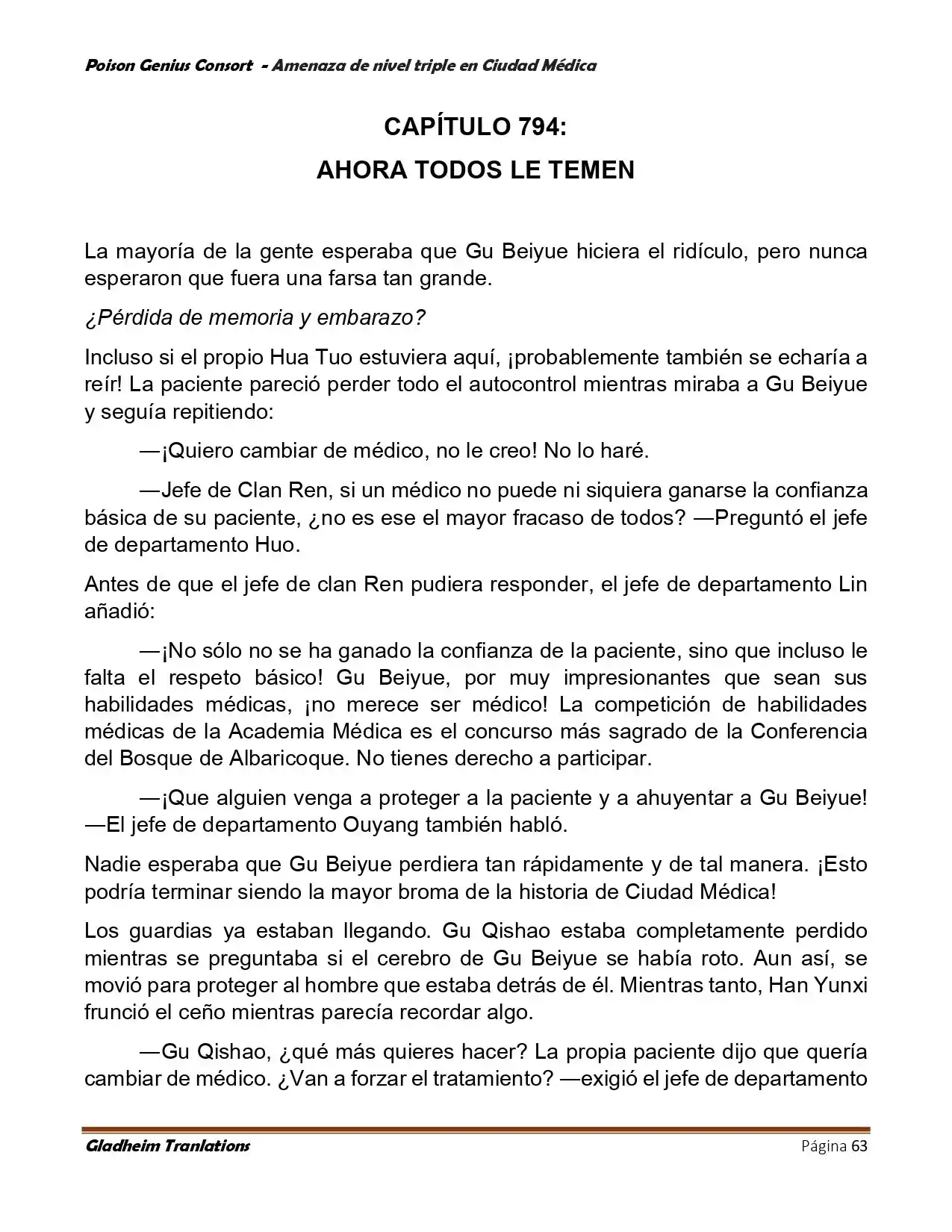 Poison Genious Consort (Novela) - Capítulo 394 - Página 63 - LectorTMOo