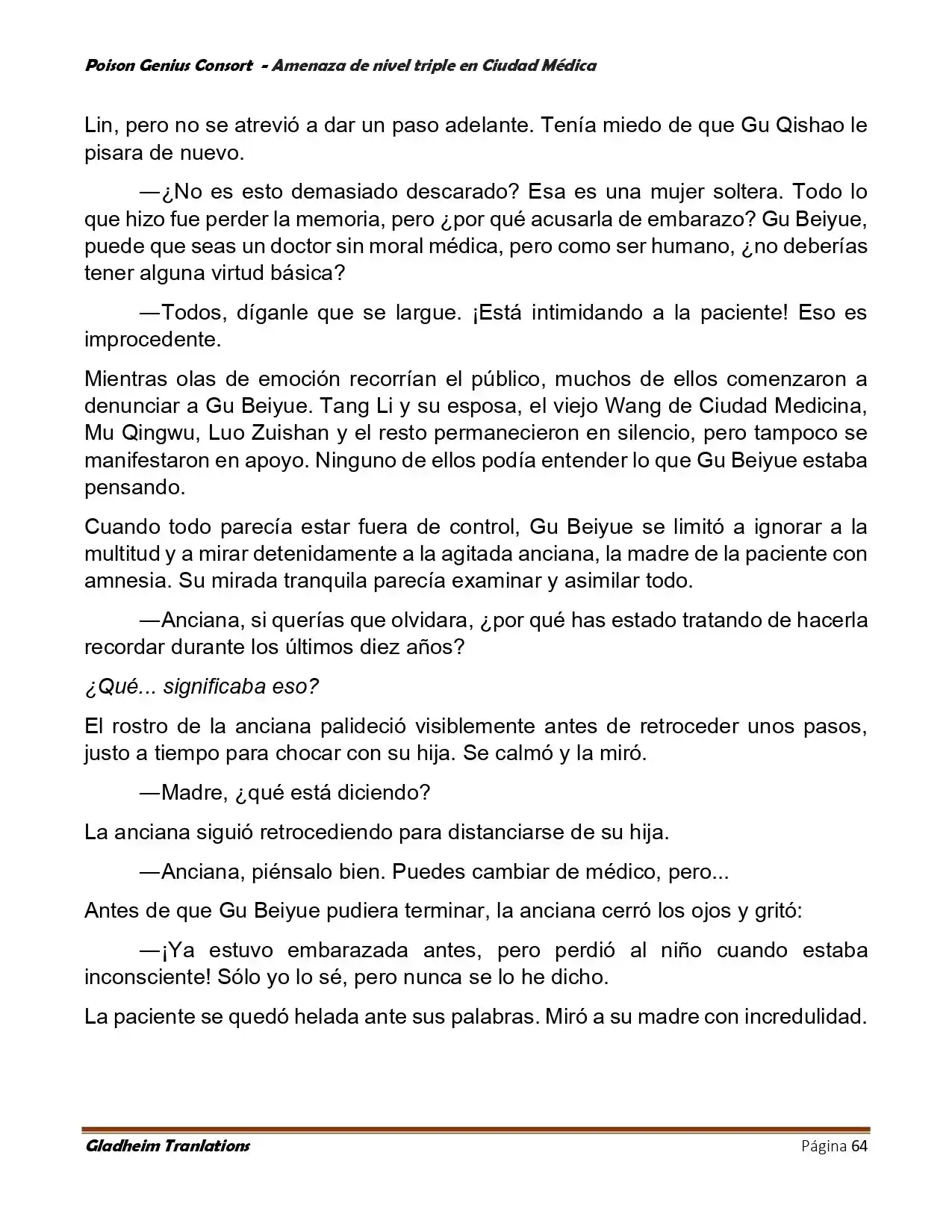 Poison Genious Consort (Novela) - Capítulo 394 - Página 64 - LectorTMOo