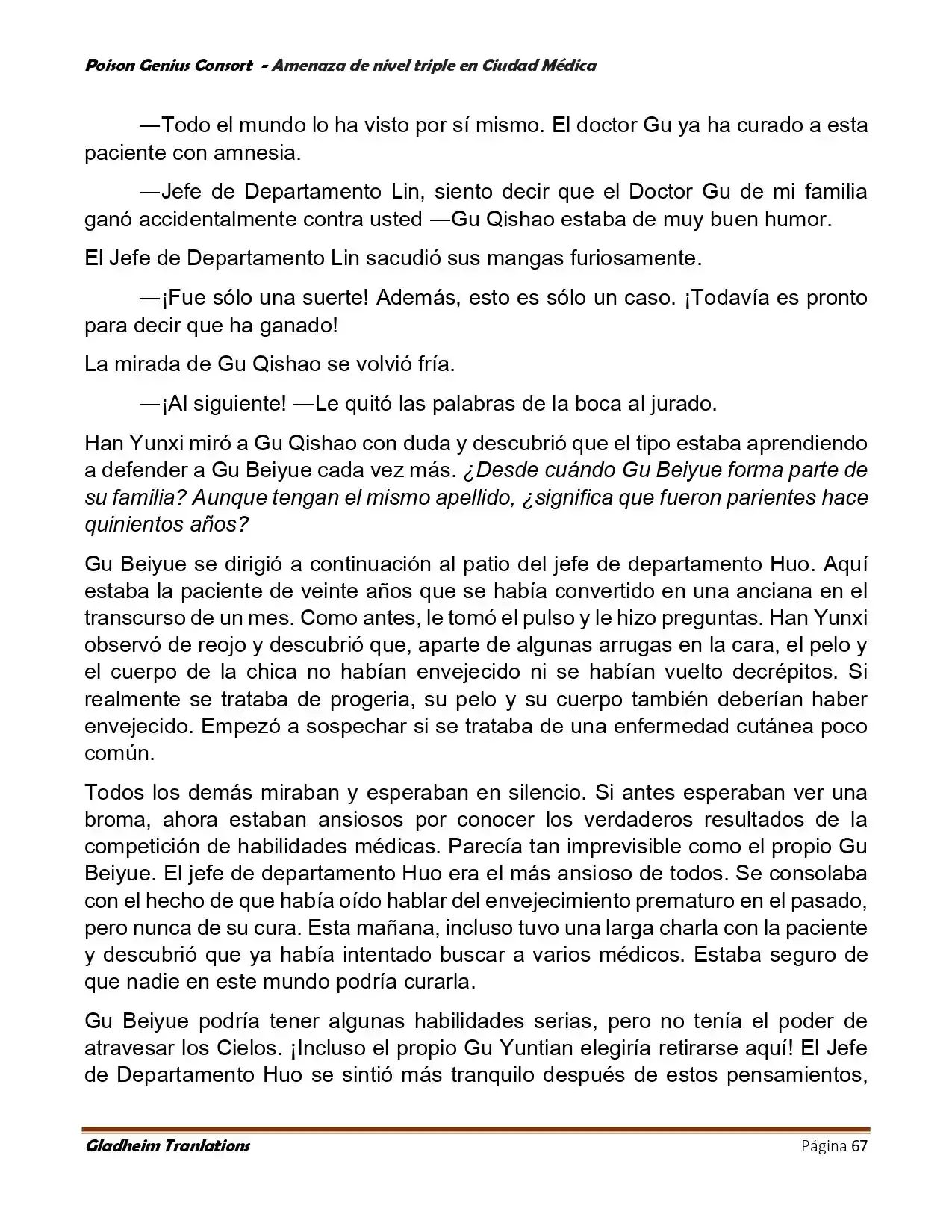Poison Genious Consort (Novela) - Capítulo 394 - Página 67 - LectorTMOo