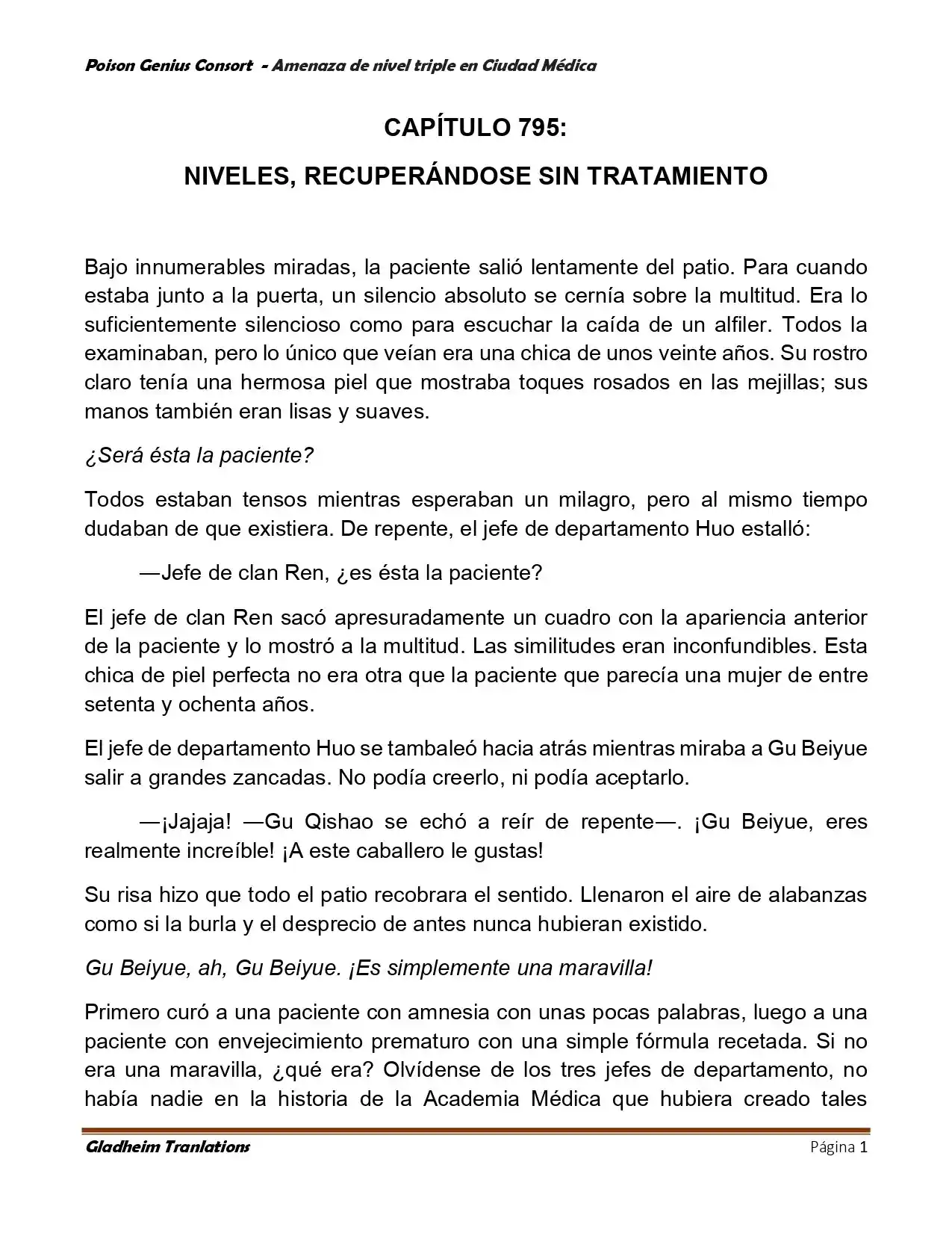 Poison Genious Consort (Novela) - Capítulo 395 - Página 1 - LectorTMOo