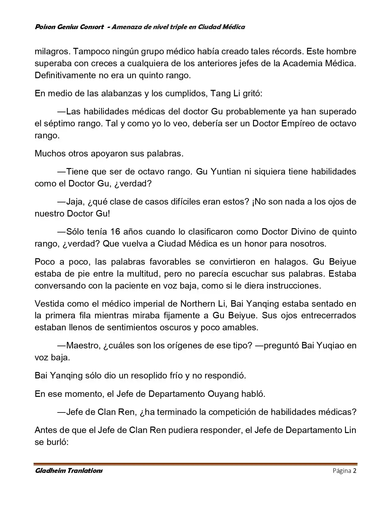 Poison Genious Consort (Novela) - Capítulo 395 - Página 2 - LectorTMOo