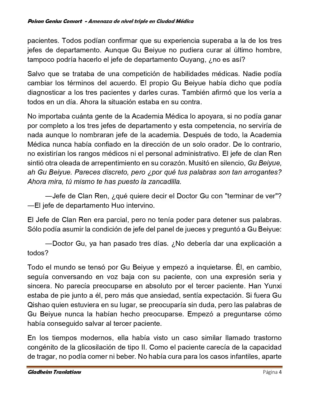 Poison Genious Consort (Novela) - Capítulo 395 - Página 4 - LectorTMOo