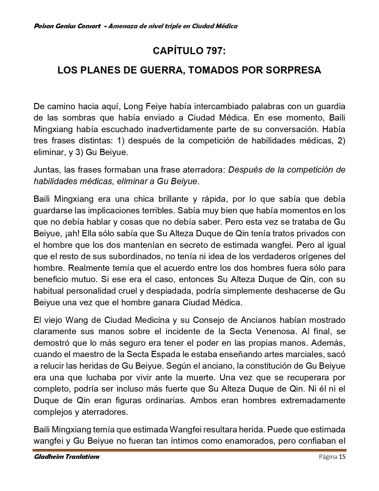 Poison Genious Consort (Novela) - Capítulo 395 - Página 15 - LectorTMOo