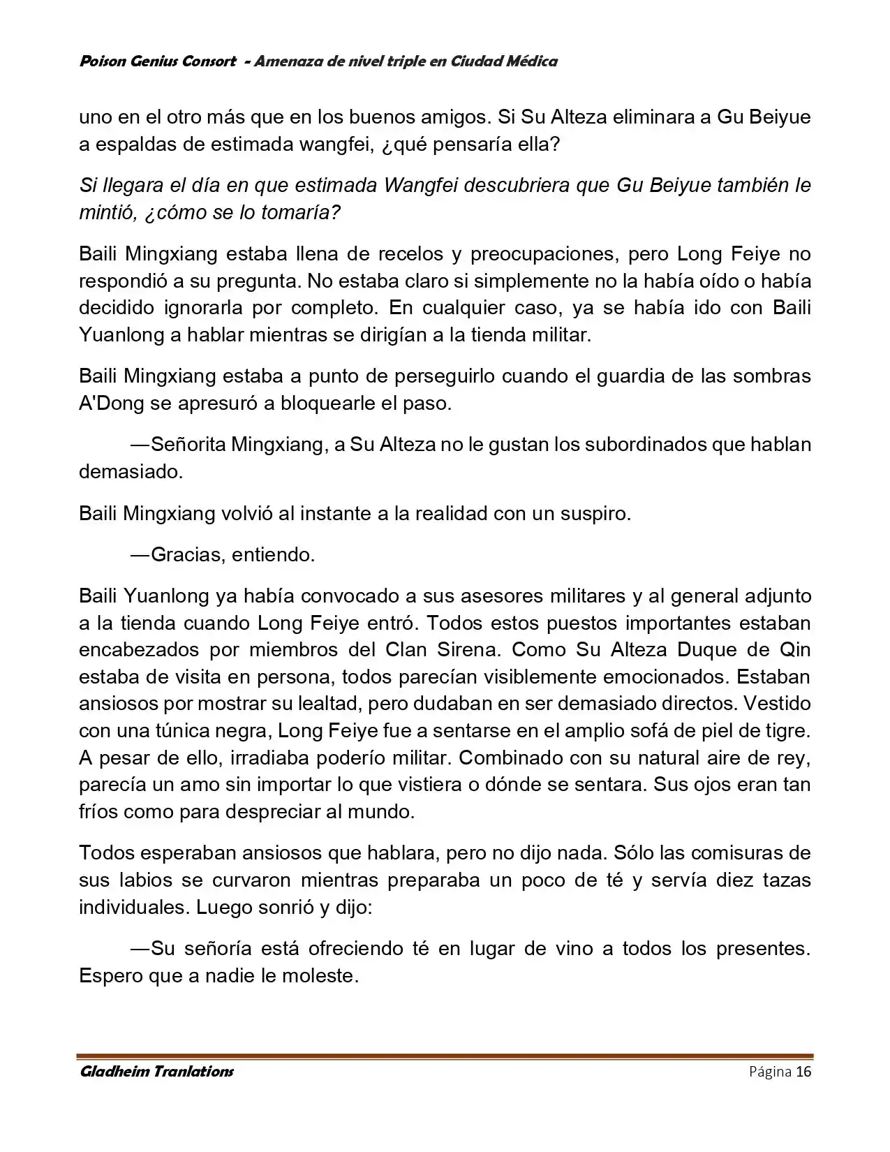 Poison Genious Consort (Novela) - Capítulo 395 - Página 16 - LectorTMOo