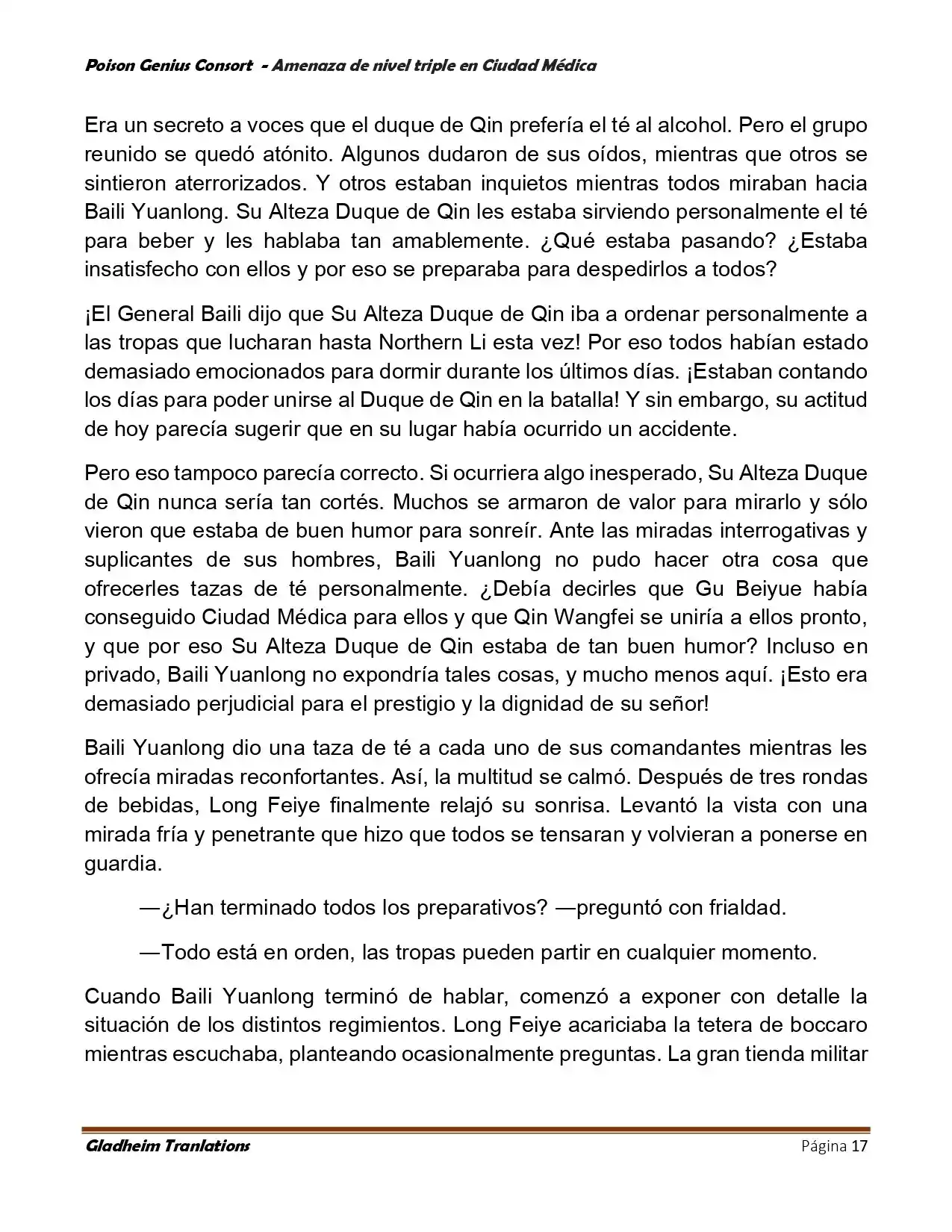 Poison Genious Consort (Novela) - Capítulo 395 - Página 17 - LectorTMOo