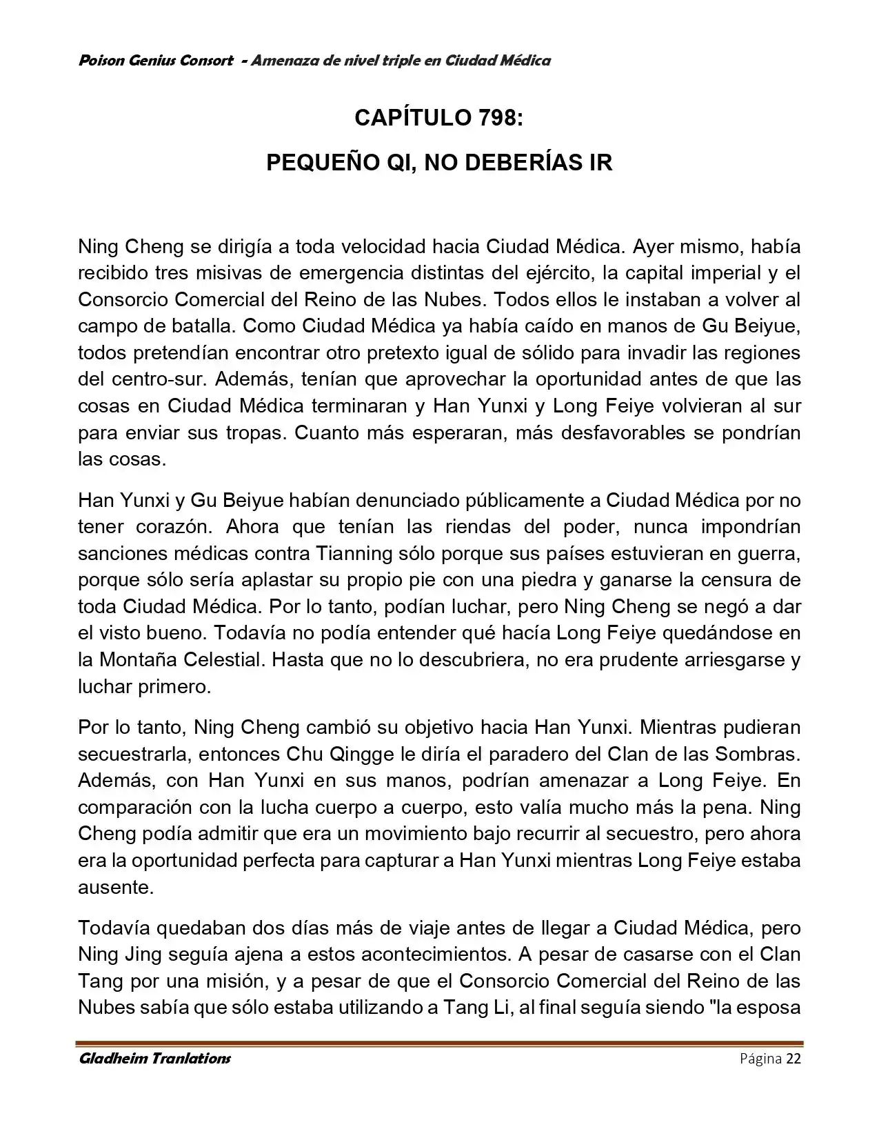 Poison Genious Consort (Novela) - Capítulo 395 - Página 22 - LectorTMOo