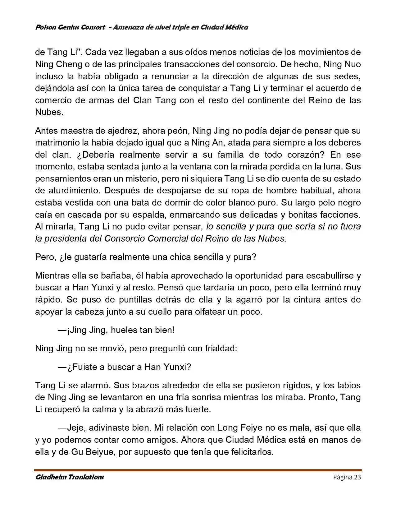 Poison Genious Consort (Novela) - Capítulo 395 - Página 23 - LectorTMOo