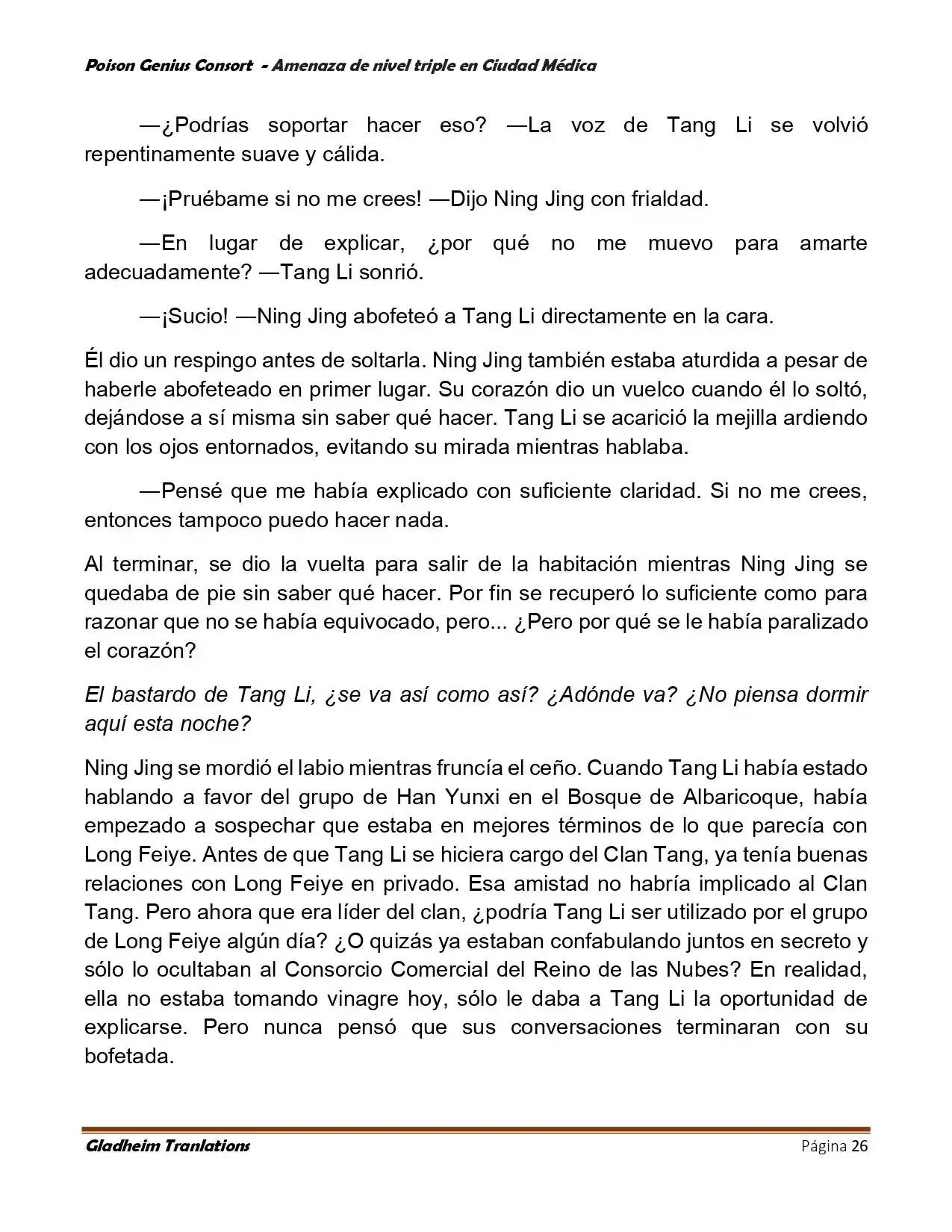Poison Genious Consort (Novela) - Capítulo 395 - Página 26 - LectorTMOo