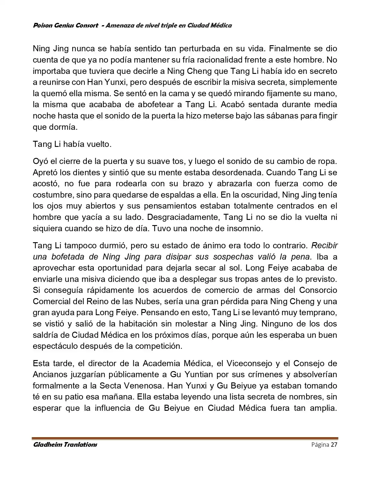 Poison Genious Consort (Novela) - Capítulo 395 - Página 27 - LectorTMOo