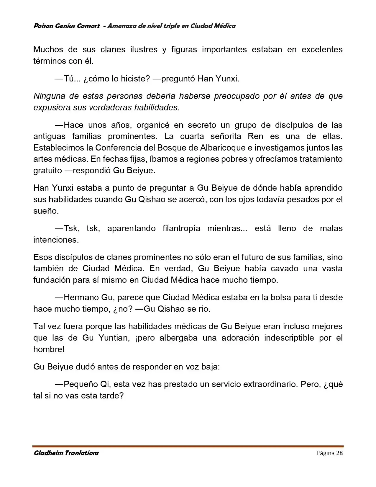 Poison Genious Consort (Novela) - Capítulo 395 - Página 28 - LectorTMOo