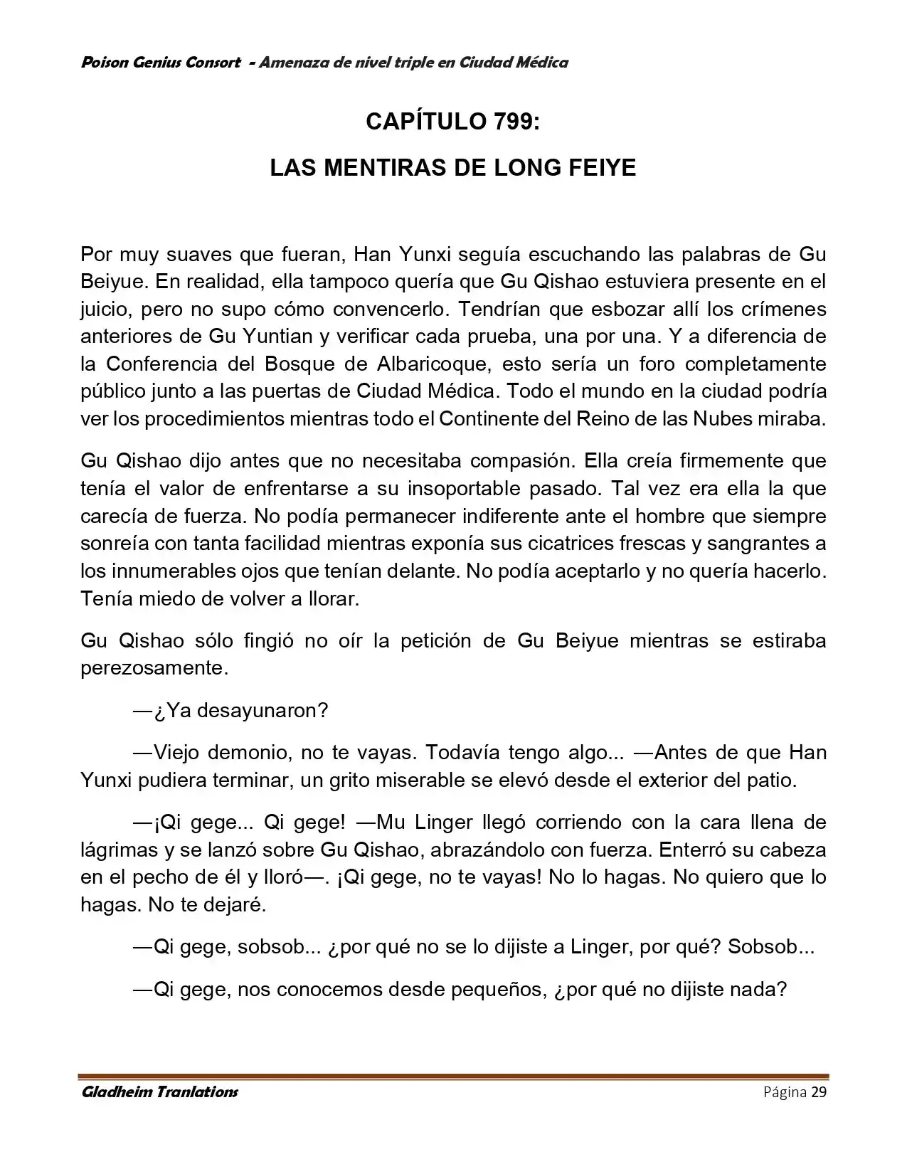 Poison Genious Consort (Novela) - Capítulo 395 - Página 29 - LectorTMOo