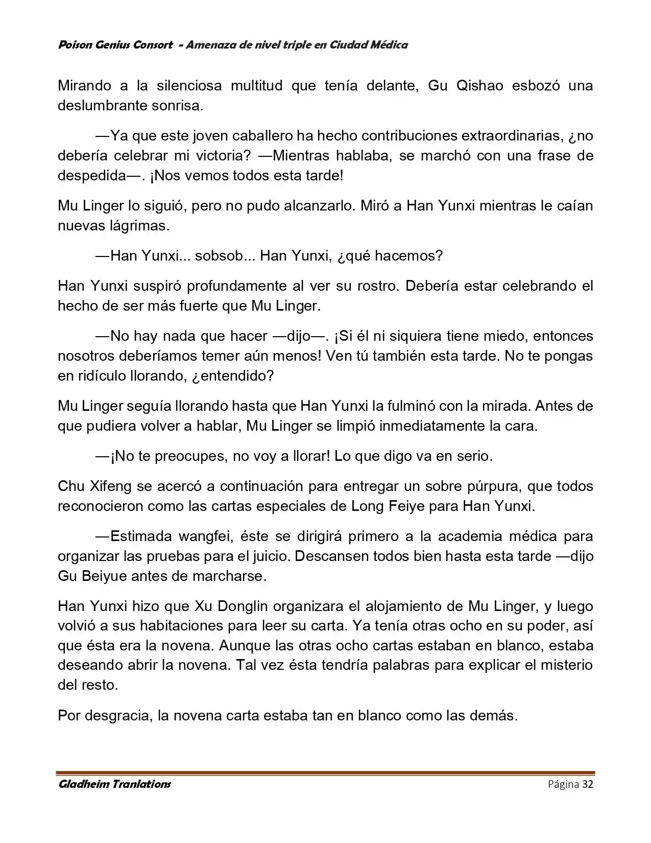 Poison Genious Consort (Novela) - Capítulo 395 - Página 32 - LectorTMOo