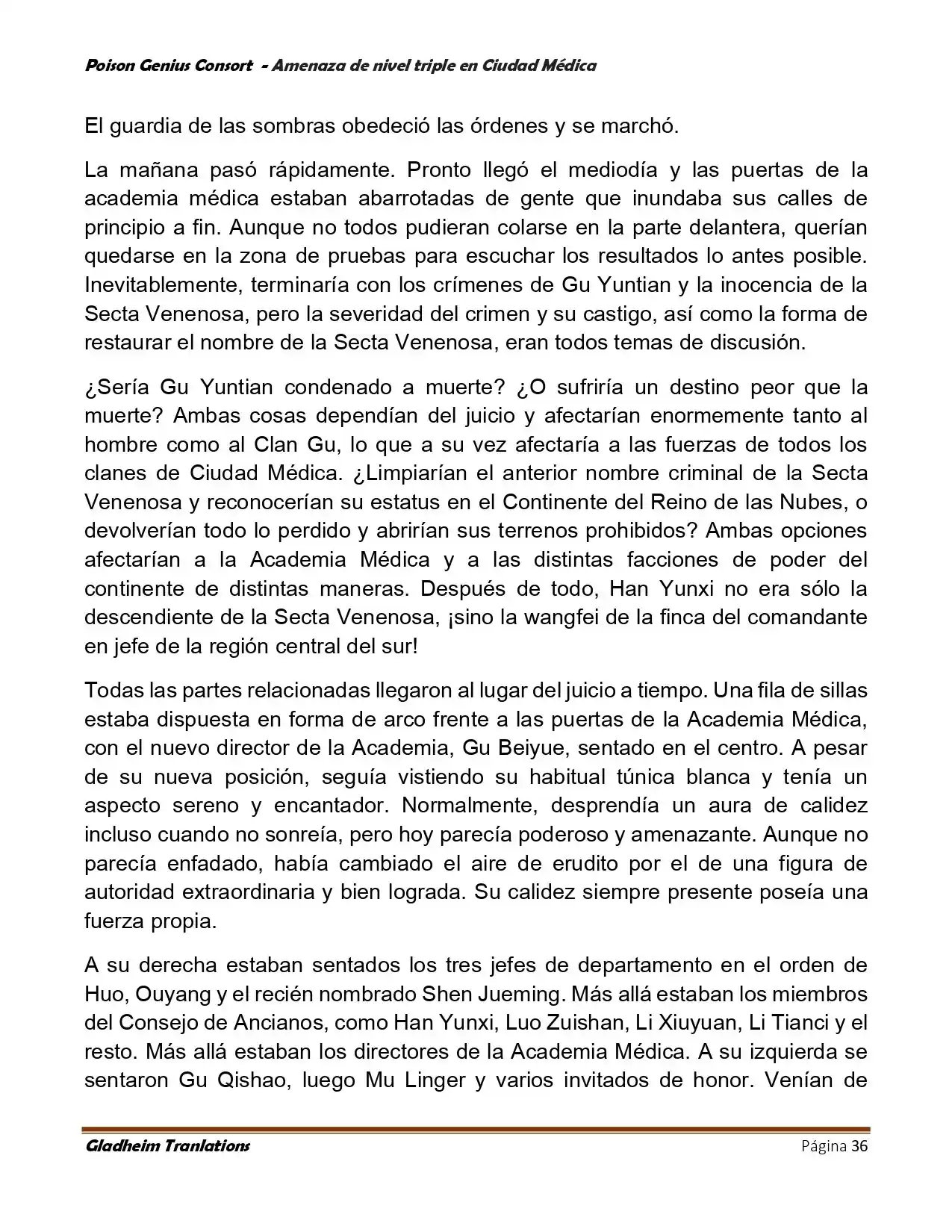 Poison Genious Consort (Novela) - Capítulo 395 - Página 36 - LectorTMOo