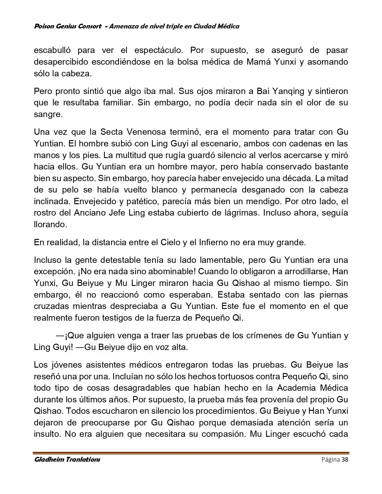 Poison Genious Consort (Novela) - Capítulo 395 - Página 38 - LectorTMOo