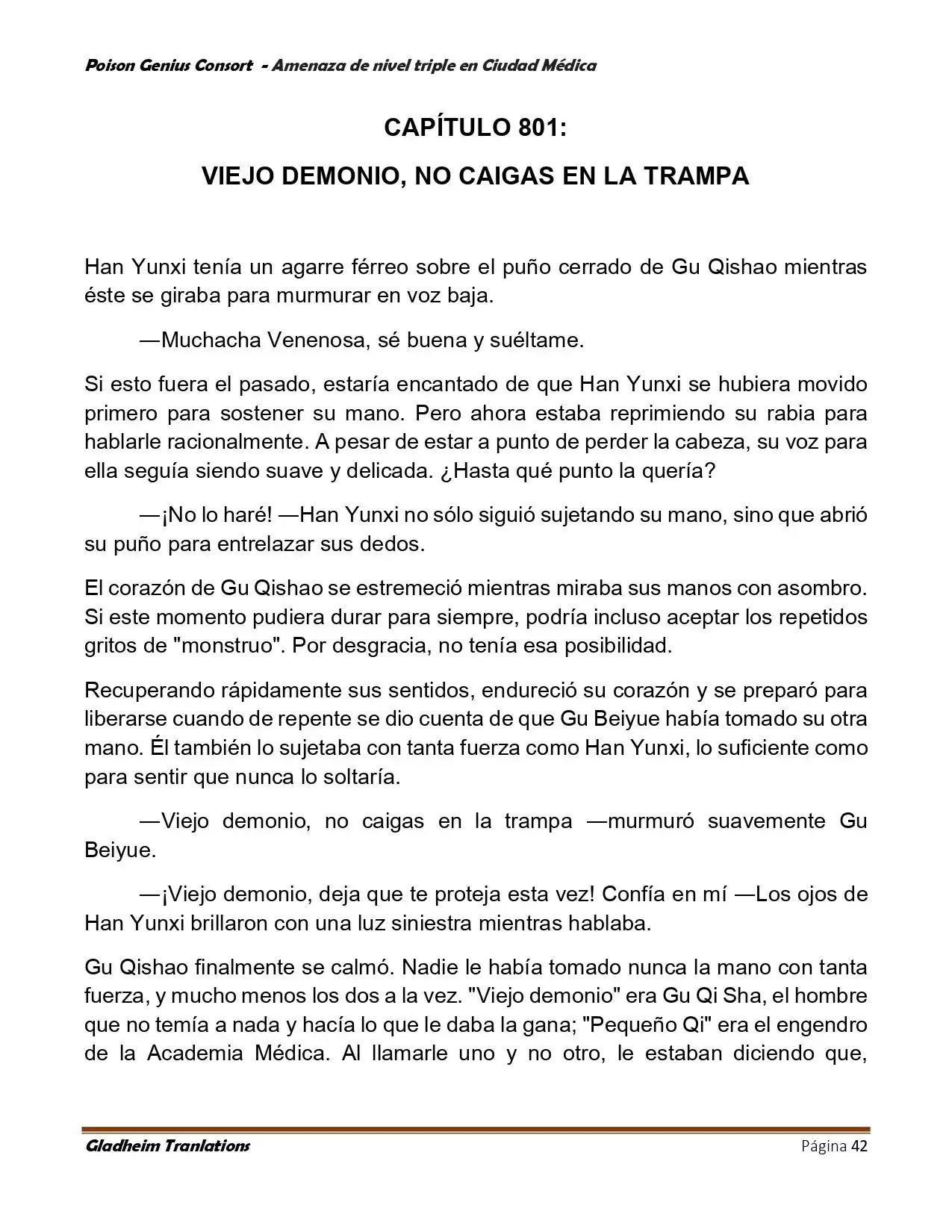 Poison Genious Consort (Novela) - Capítulo 395 - Página 42 - LectorTMOo