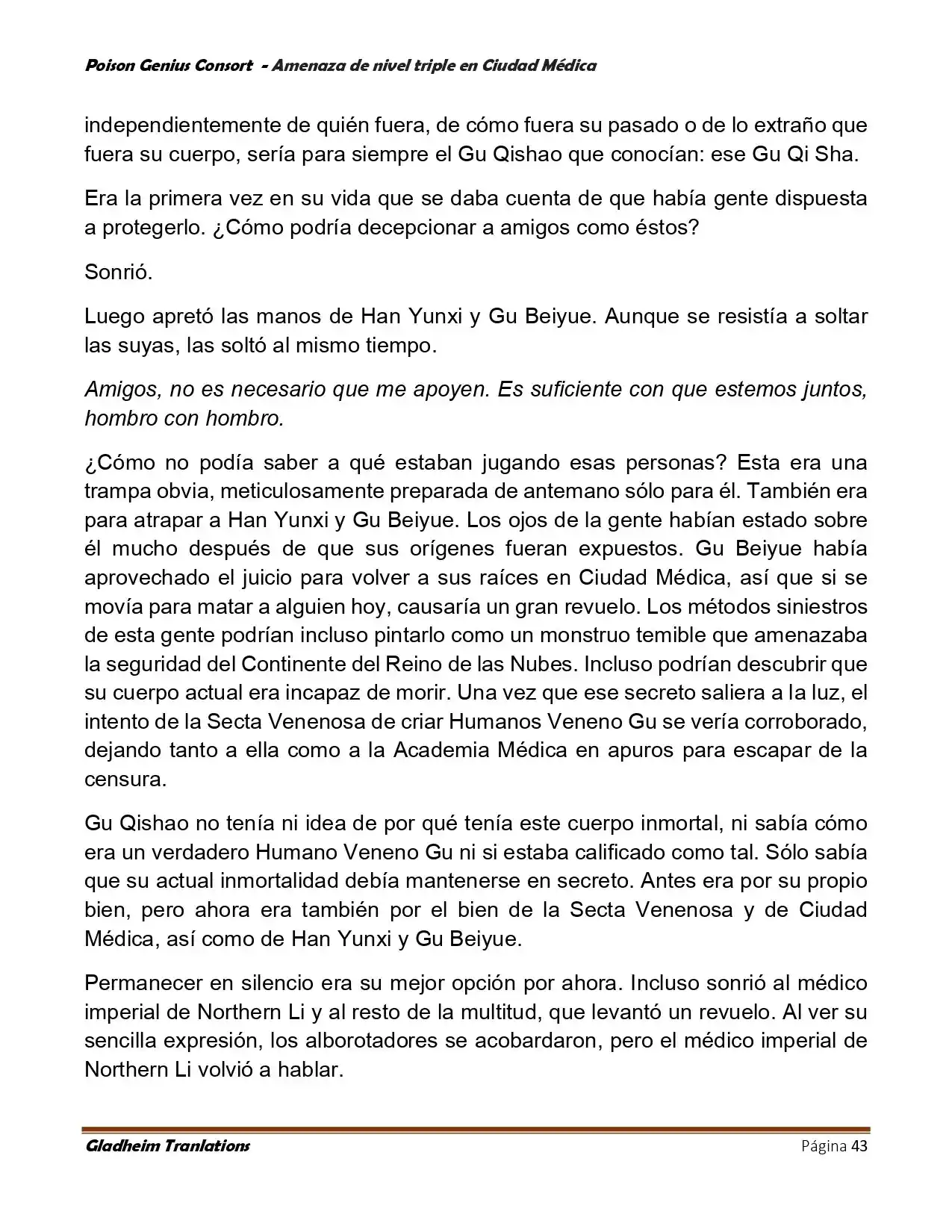 Poison Genious Consort (Novela) - Capítulo 395 - Página 43 - LectorTMOo