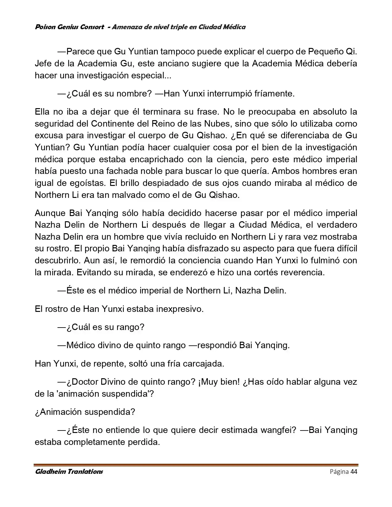 Poison Genious Consort (Novela) - Capítulo 395 - Página 44 - LectorTMOo