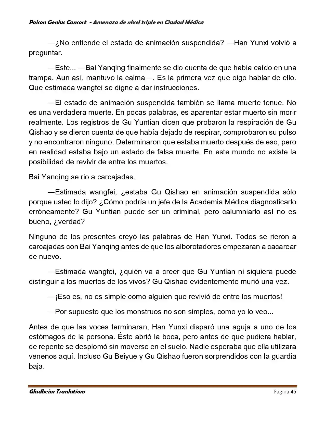 Poison Genious Consort (Novela) - Capítulo 395 - Página 45 - LectorTMOo