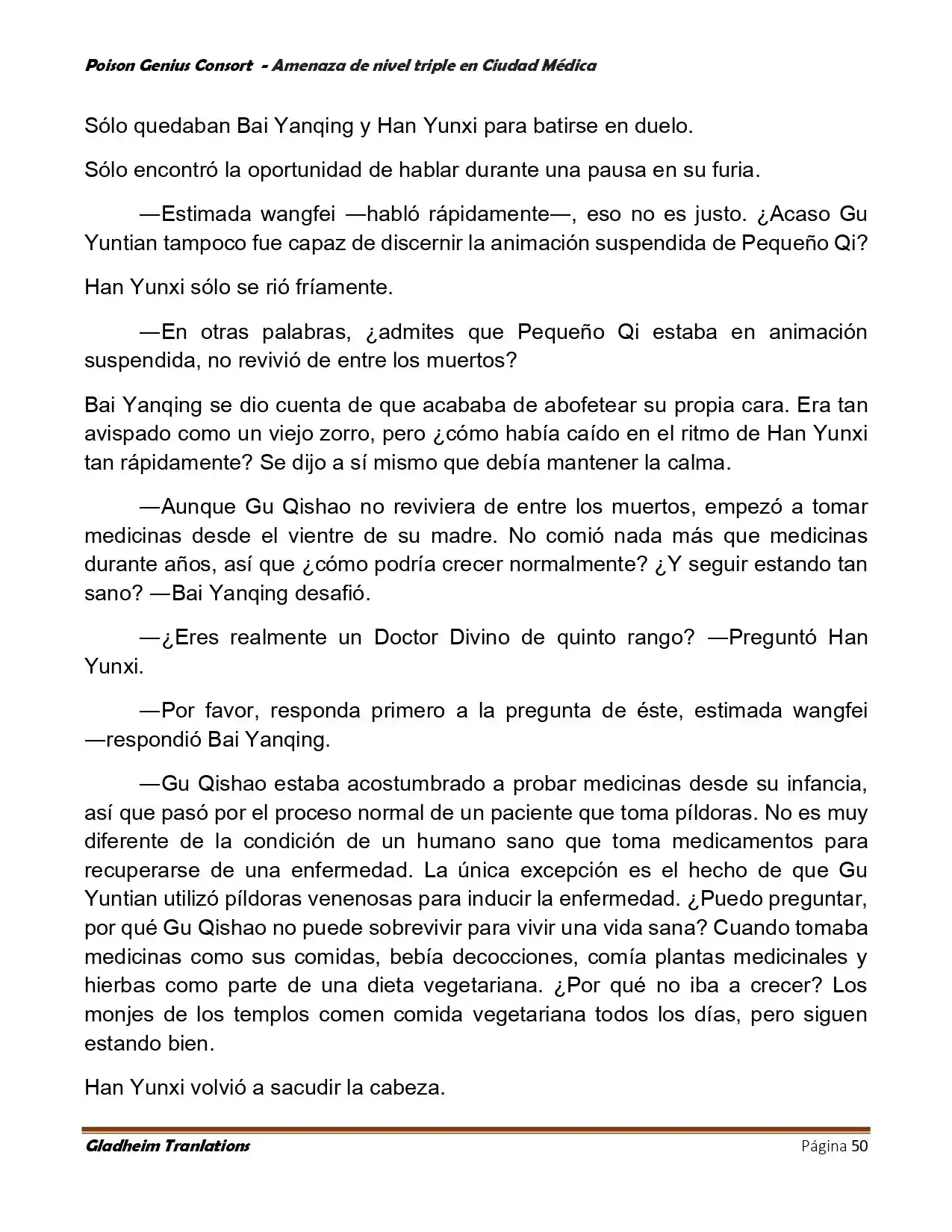 Poison Genious Consort (Novela) - Capítulo 395 - Página 50 - LectorTMOo