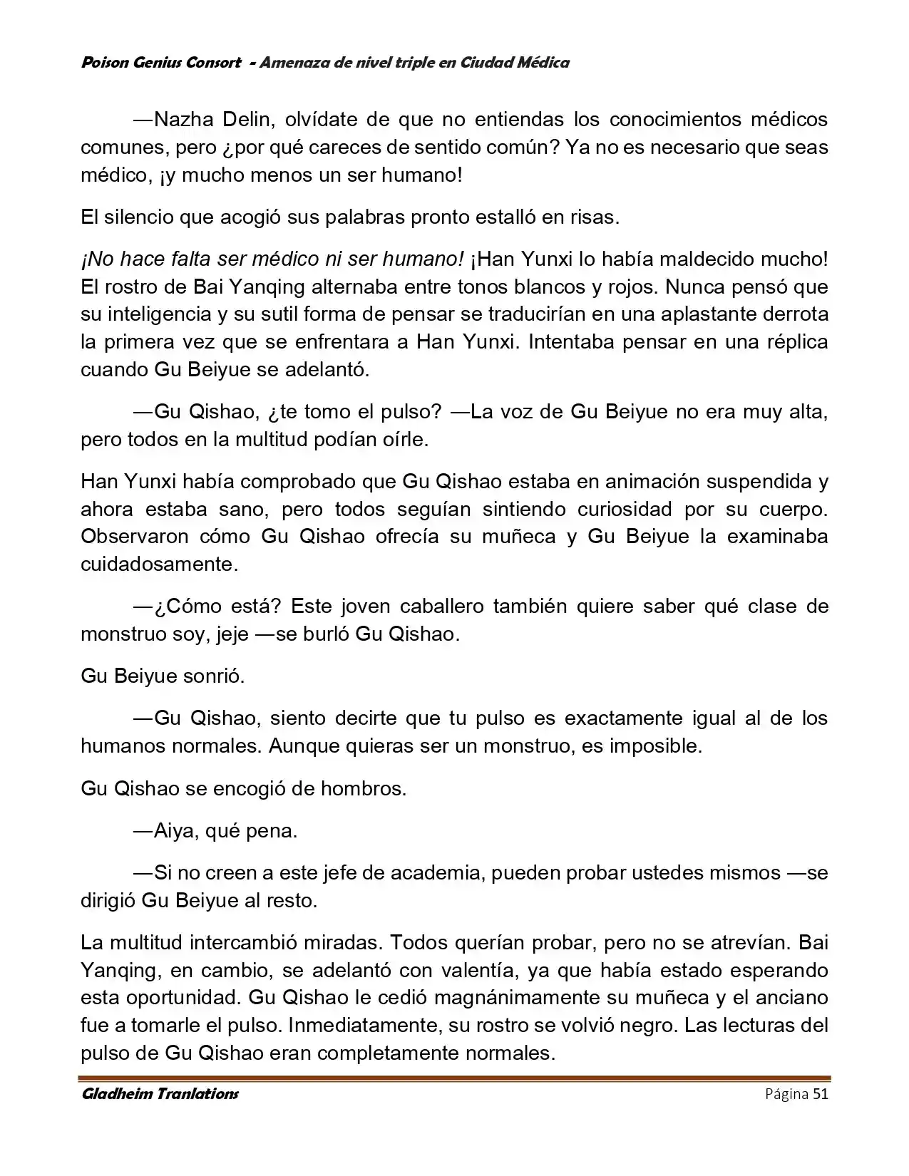 Poison Genious Consort (Novela) - Capítulo 395 - Página 51 - LectorTMOo