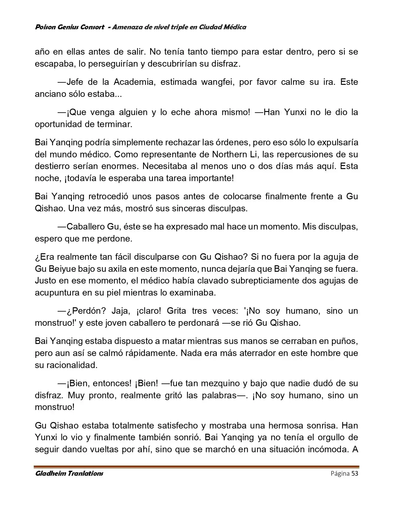 Poison Genious Consort (Novela) - Capítulo 395 - Página 53 - LectorTMOo