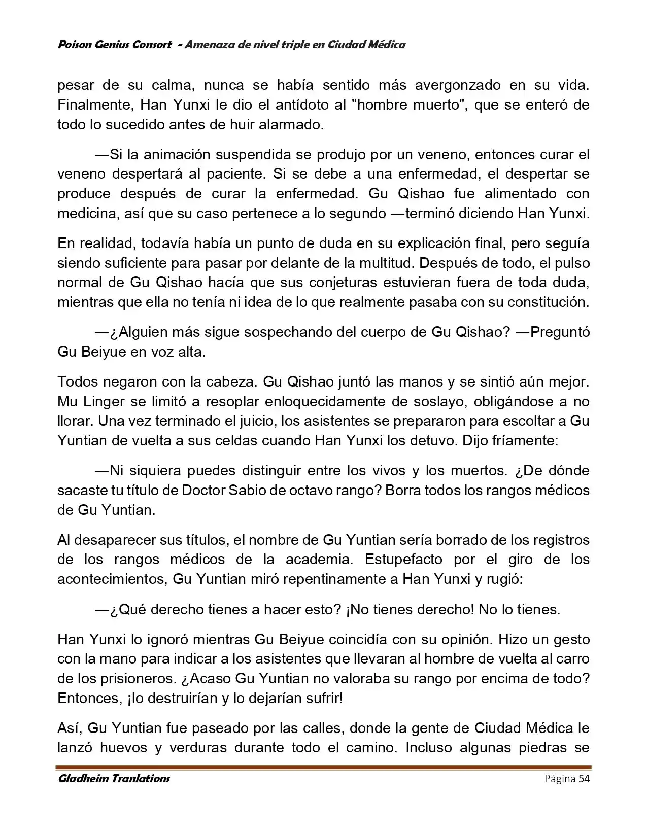 Poison Genious Consort (Novela) - Capítulo 395 - Página 54 - LectorTMOo