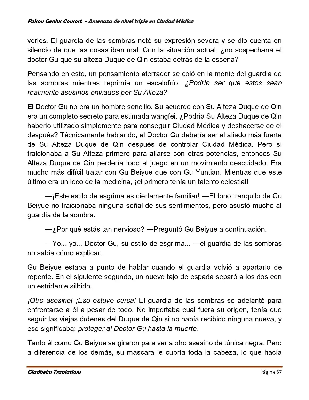 Poison Genious Consort (Novela) - Capítulo 395 - Página 57 - LectorTMOo