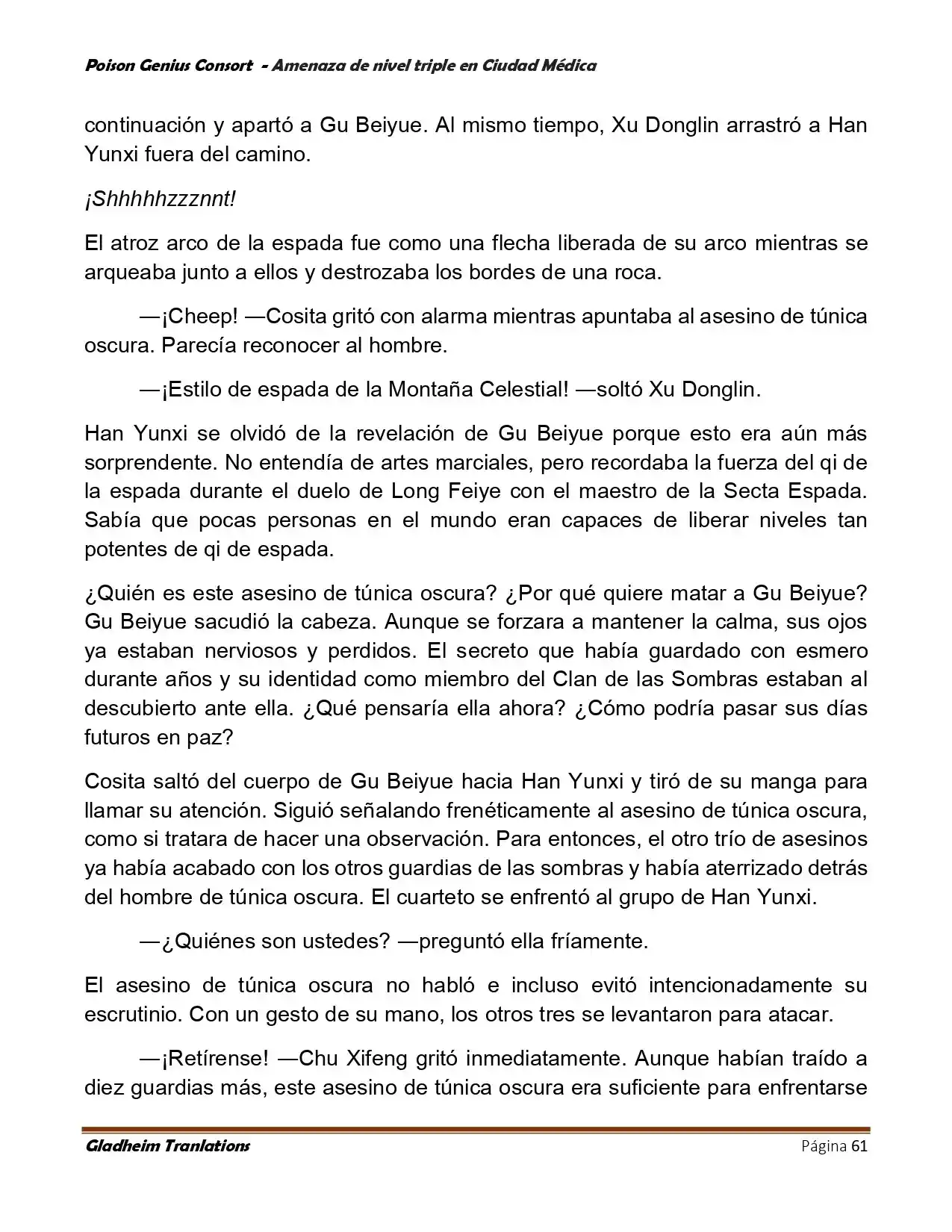 Poison Genious Consort (Novela) - Capítulo 395 - Página 61 - LectorTMOo