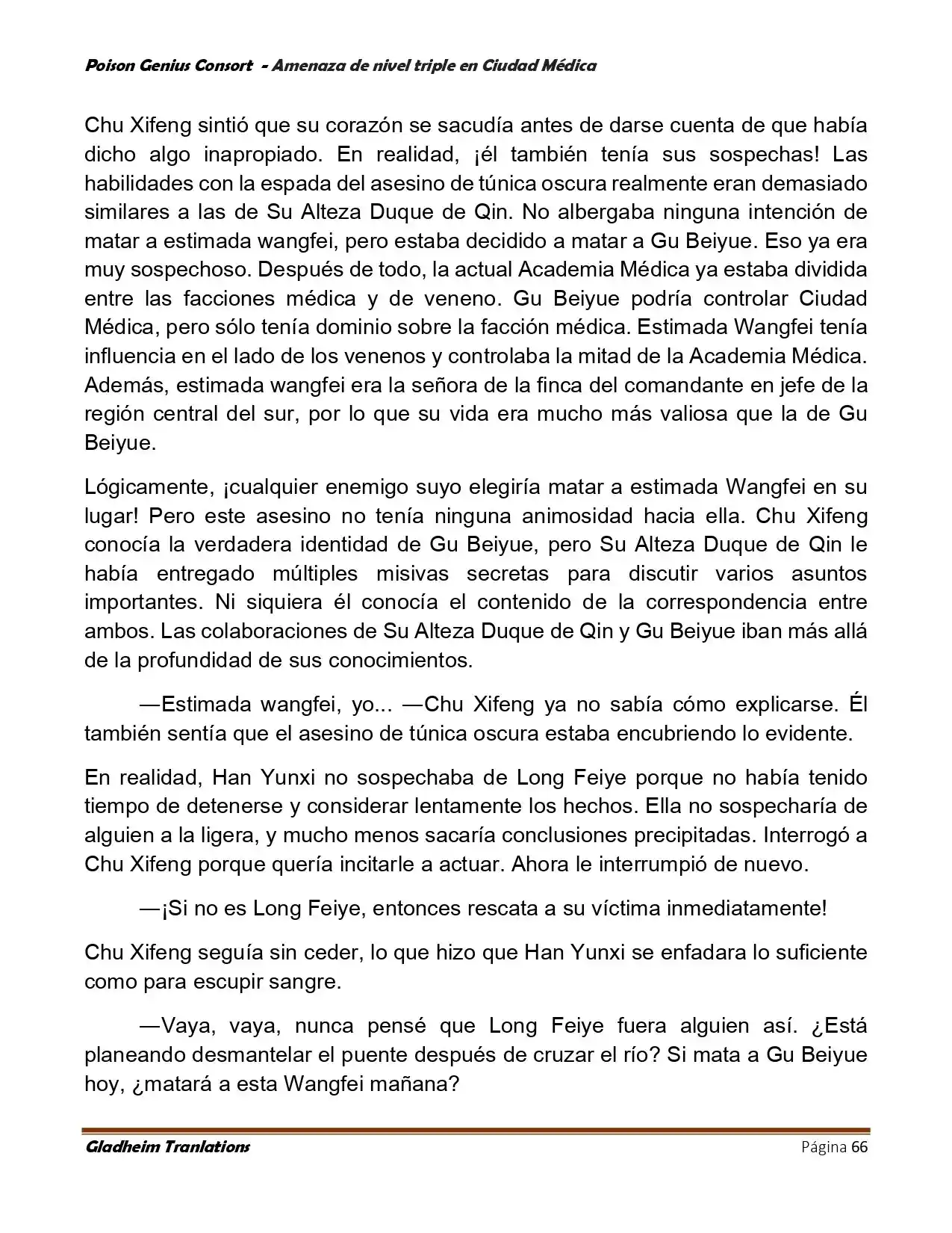 Poison Genious Consort (Novela) - Capítulo 395 - Página 66 - LectorTMOo
