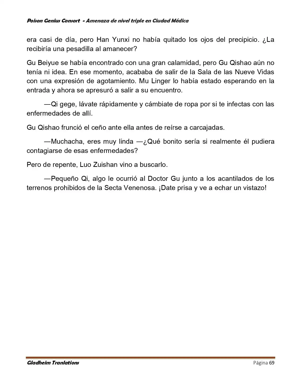 Poison Genious Consort (Novela) - Capítulo 395 - Página 69 - LectorTMOo