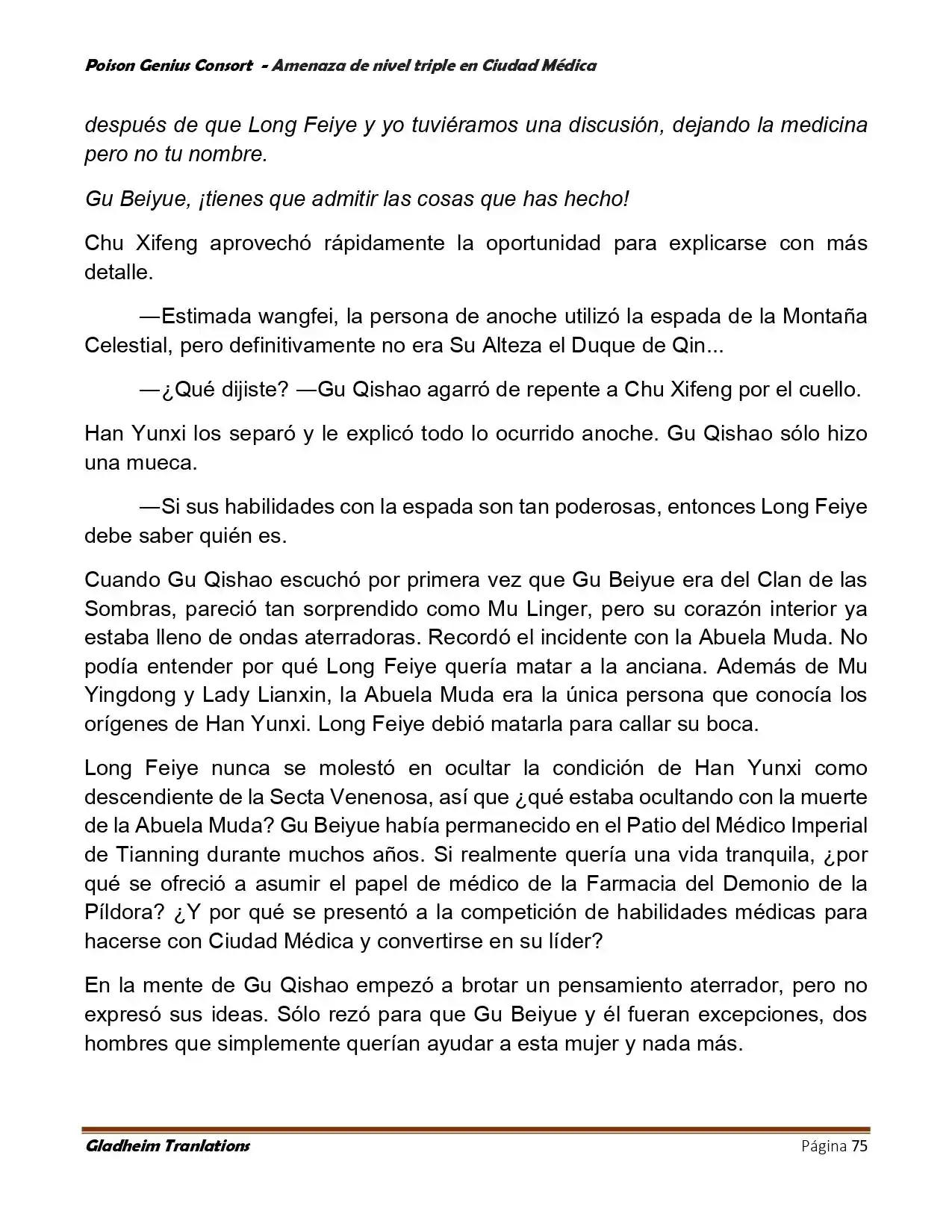 Poison Genious Consort (Novela) - Capítulo 395 - Página 75 - LectorTMOo