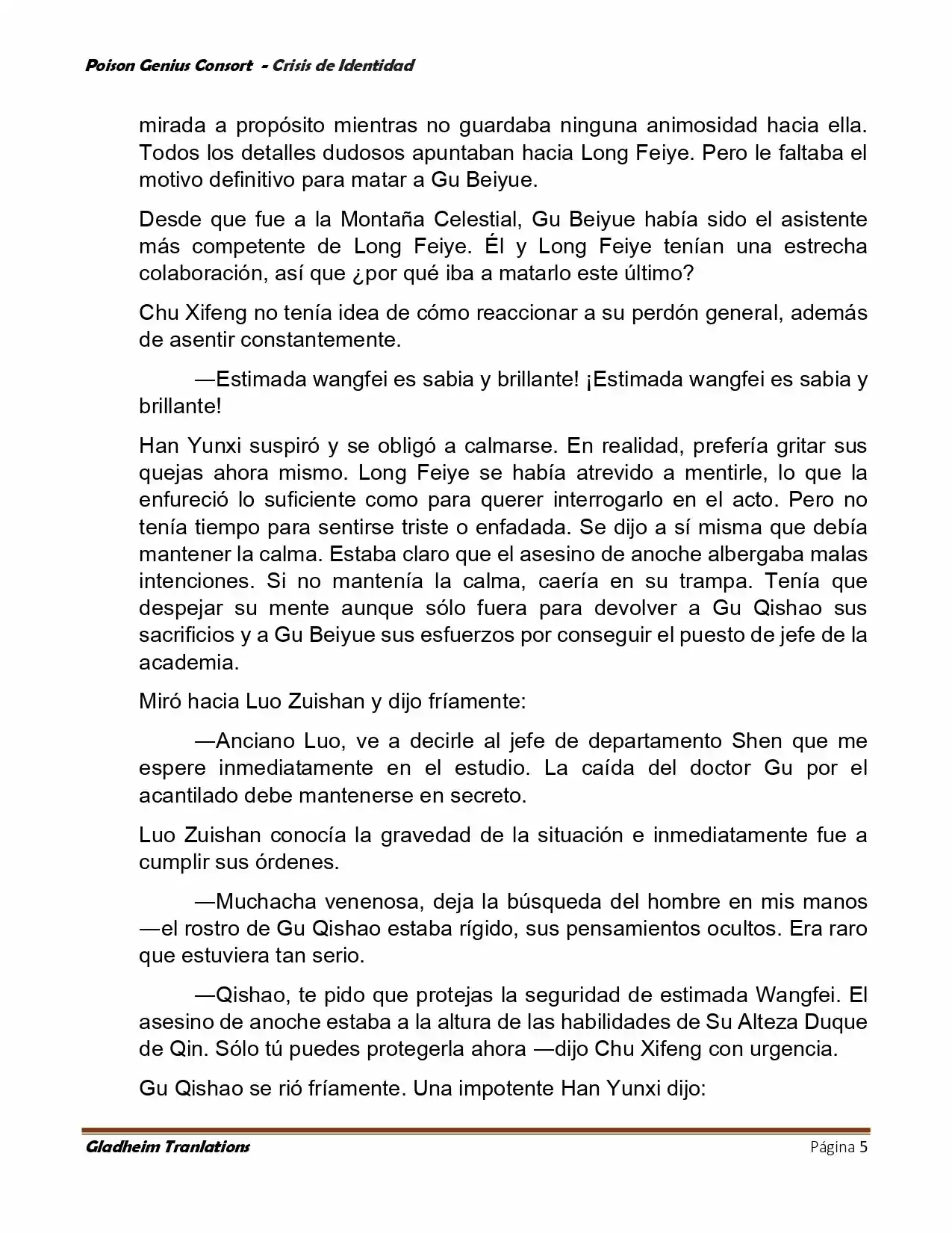 Poison Genious Consort (Novela) - Capítulo 396 - Página 5 - LectorTMOo