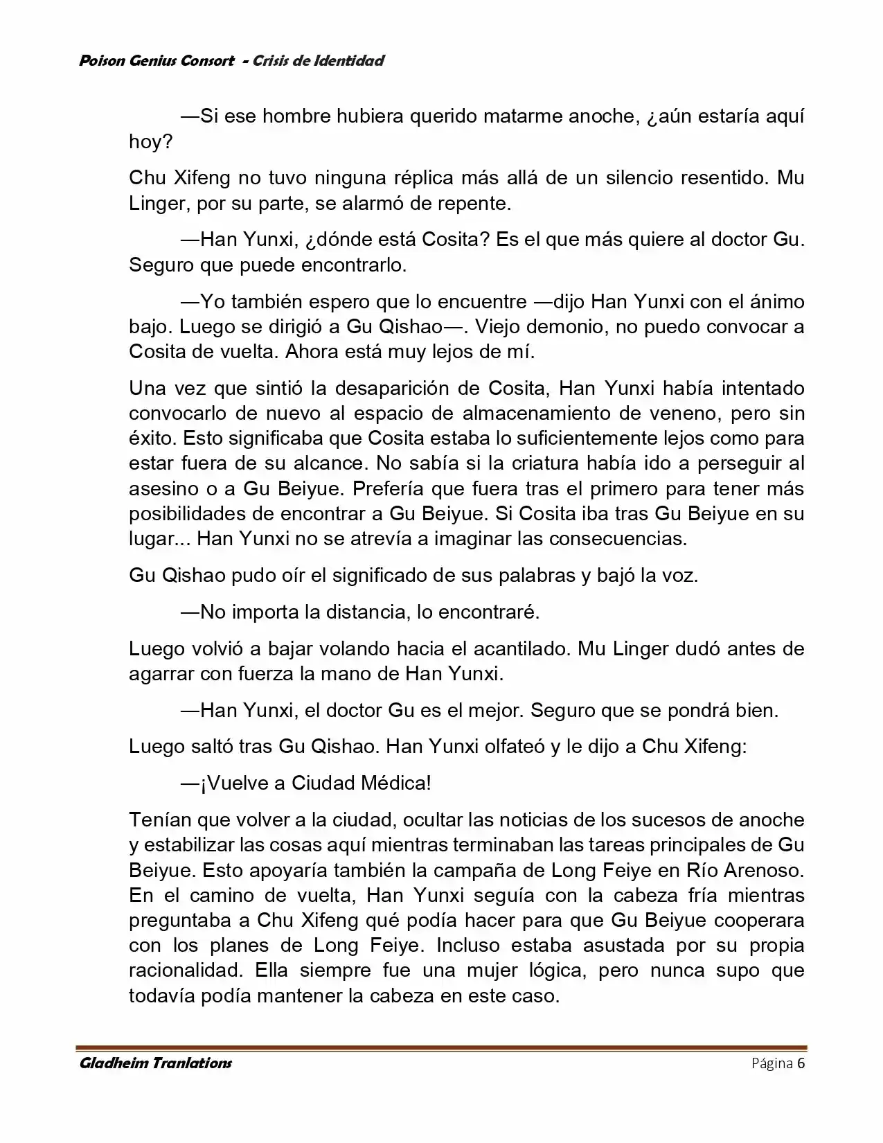 Poison Genious Consort (Novela) - Capítulo 396 - Página 6 - LectorTMOo