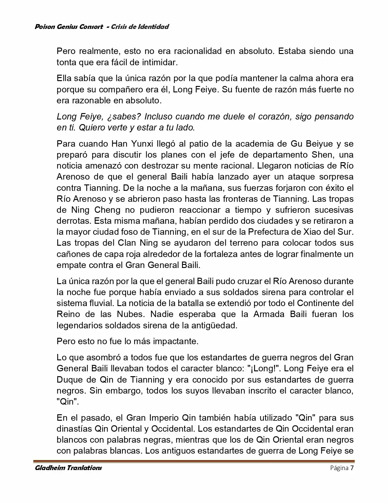 Poison Genious Consort (Novela) - Capítulo 396 - Página 7 - LectorTMOo