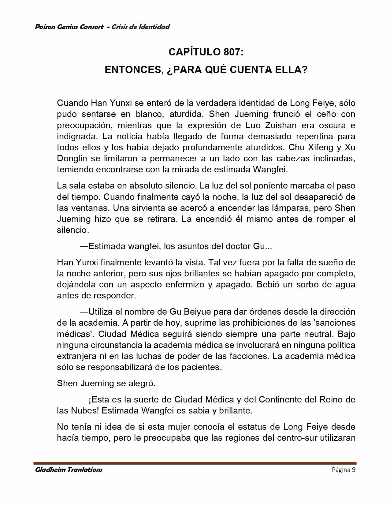 Poison Genious Consort (Novela) - Capítulo 396 - Página 9 - LectorTMOo