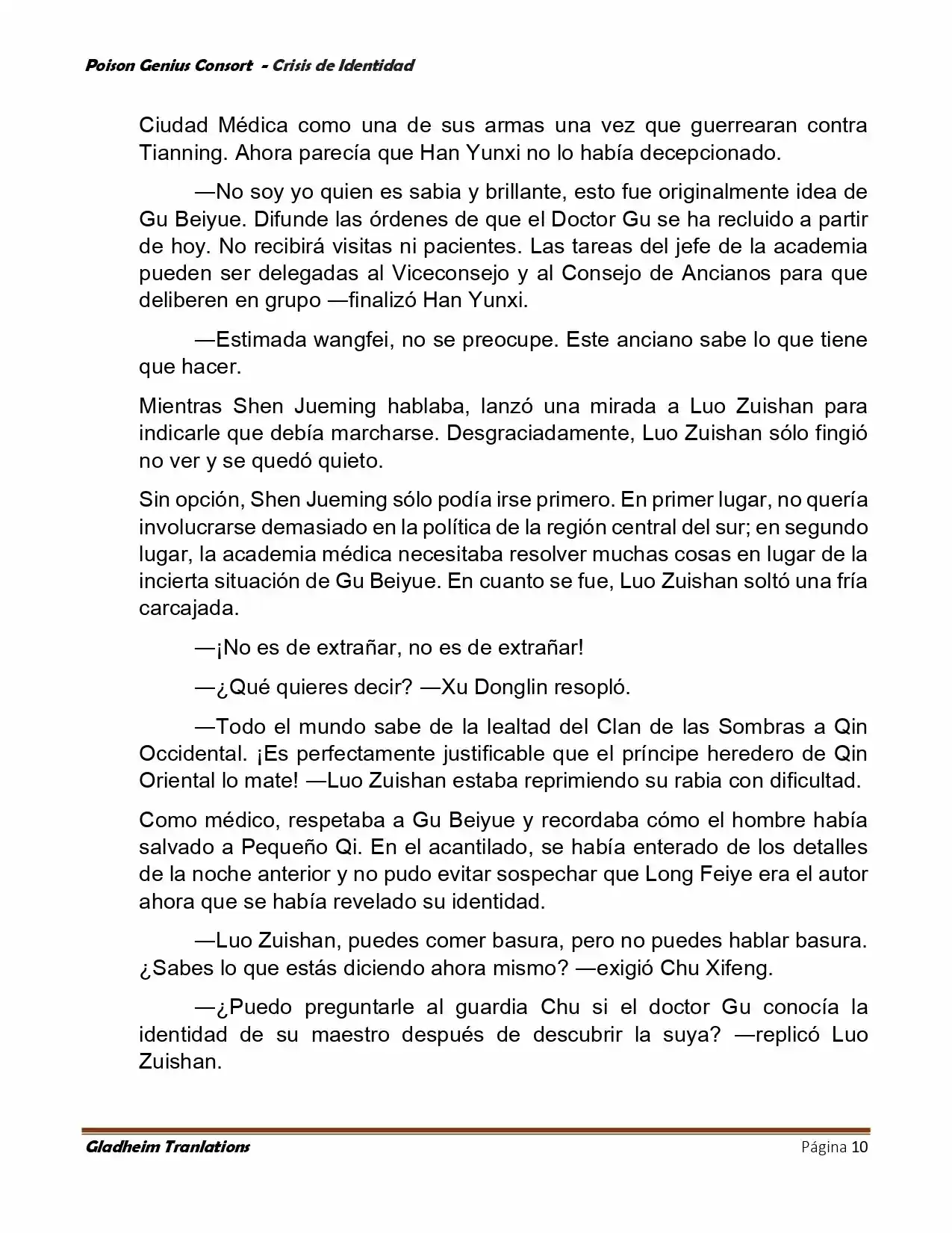 Poison Genious Consort (Novela) - Capítulo 396 - Página 10 - LectorTMOo