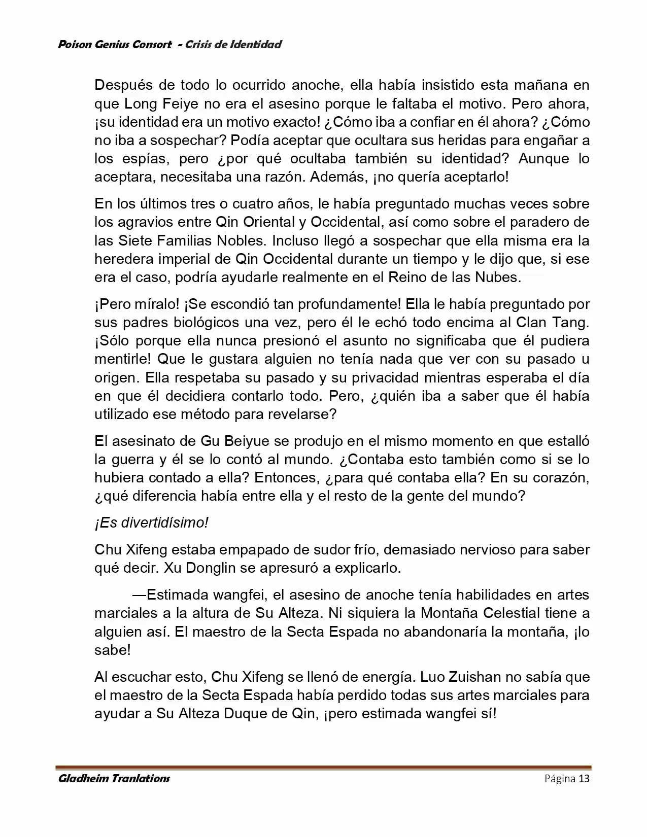Poison Genious Consort (Novela) - Capítulo 396 - Página 13 - LectorTMOo