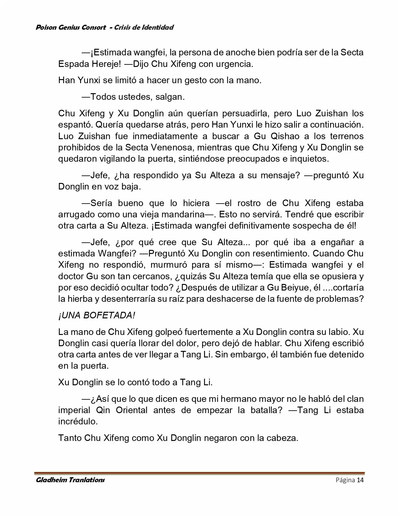 Poison Genious Consort (Novela) - Capítulo 396 - Página 14 - LectorTMOo