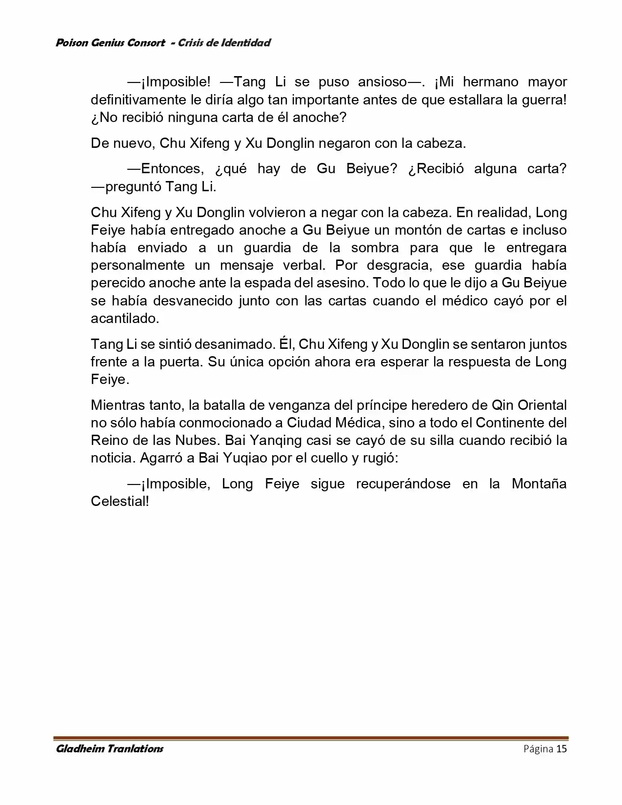 Poison Genious Consort (Novela) - Capítulo 396 - Página 15 - LectorTMOo