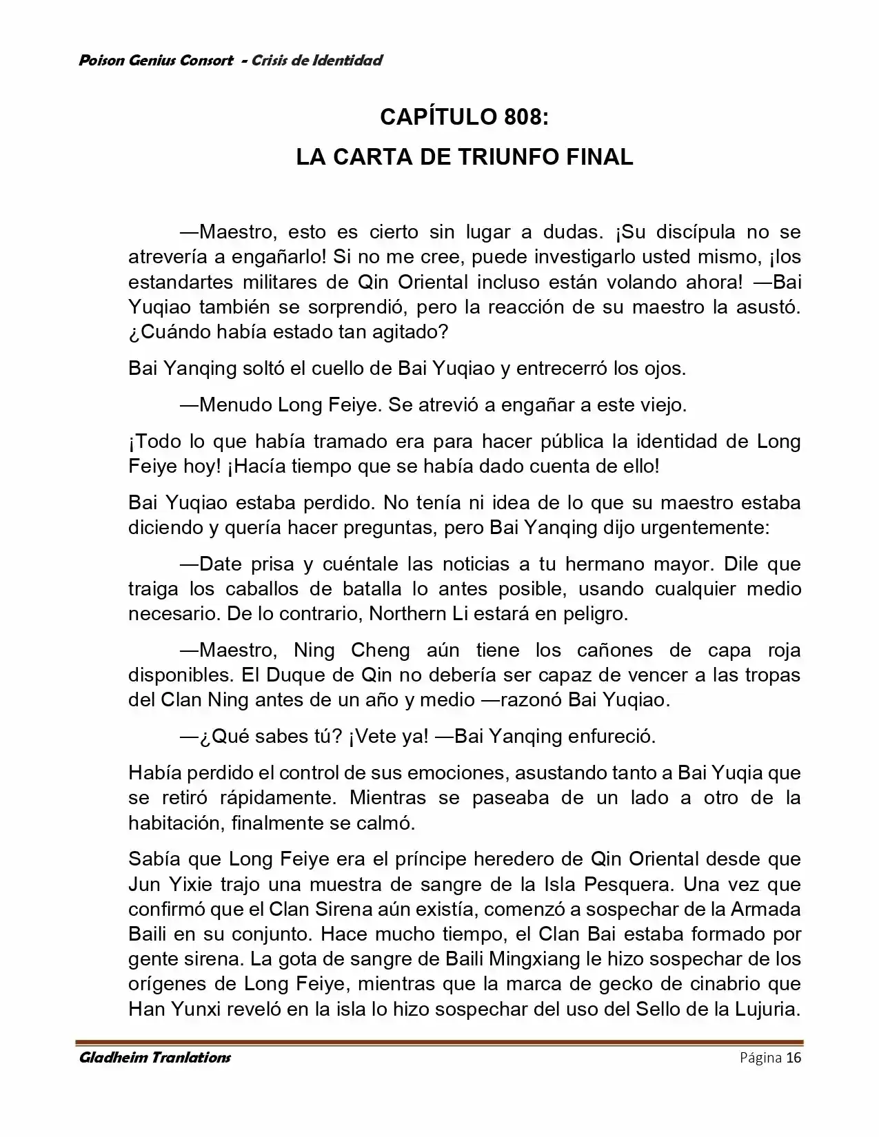 Poison Genious Consort (Novela) - Capítulo 396 - Página 16 - LectorTMOo