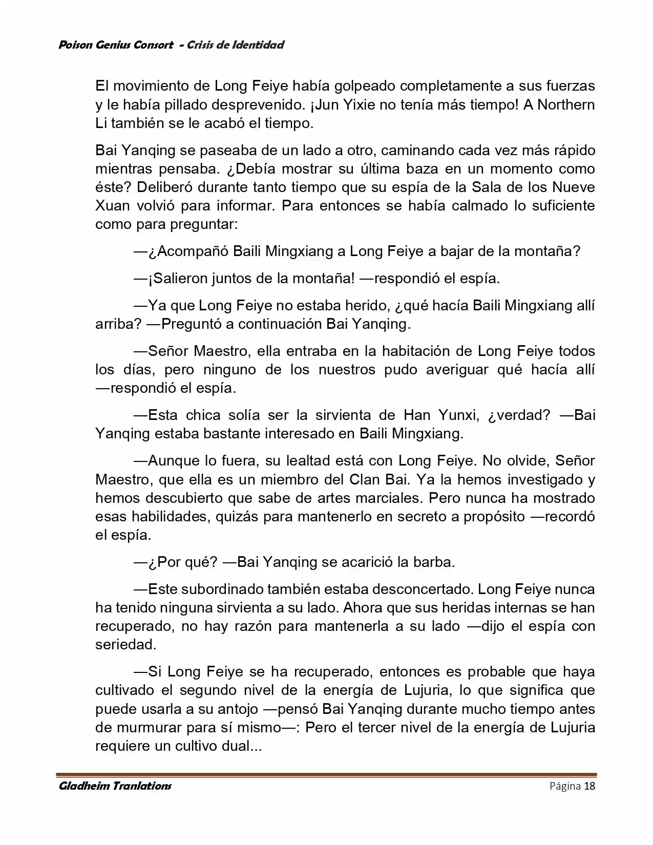 Poison Genious Consort (Novela) - Capítulo 396 - Página 18 - LectorTMOo