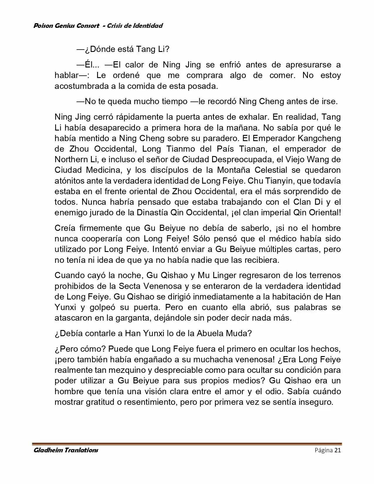 Poison Genious Consort (Novela) - Capítulo 396 - Página 21 - LectorTMOo