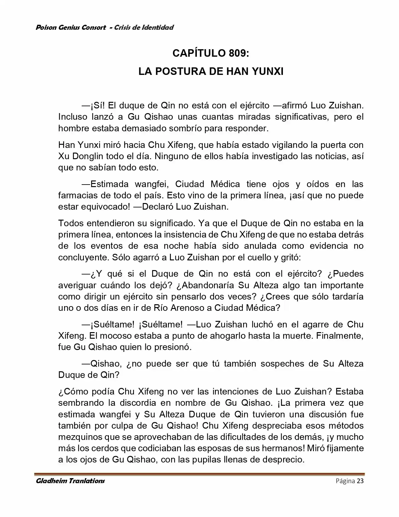 Poison Genious Consort (Novela) - Capítulo 396 - Página 23 - LectorTMOo