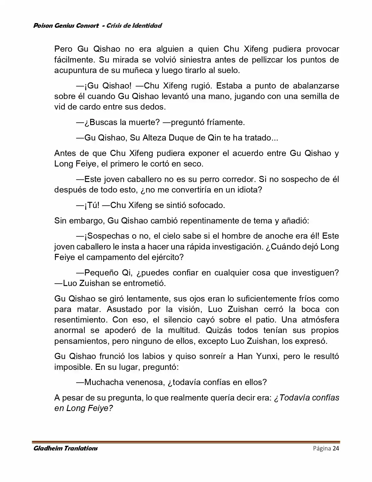Poison Genious Consort (Novela) - Capítulo 396 - Página 24 - LectorTMOo