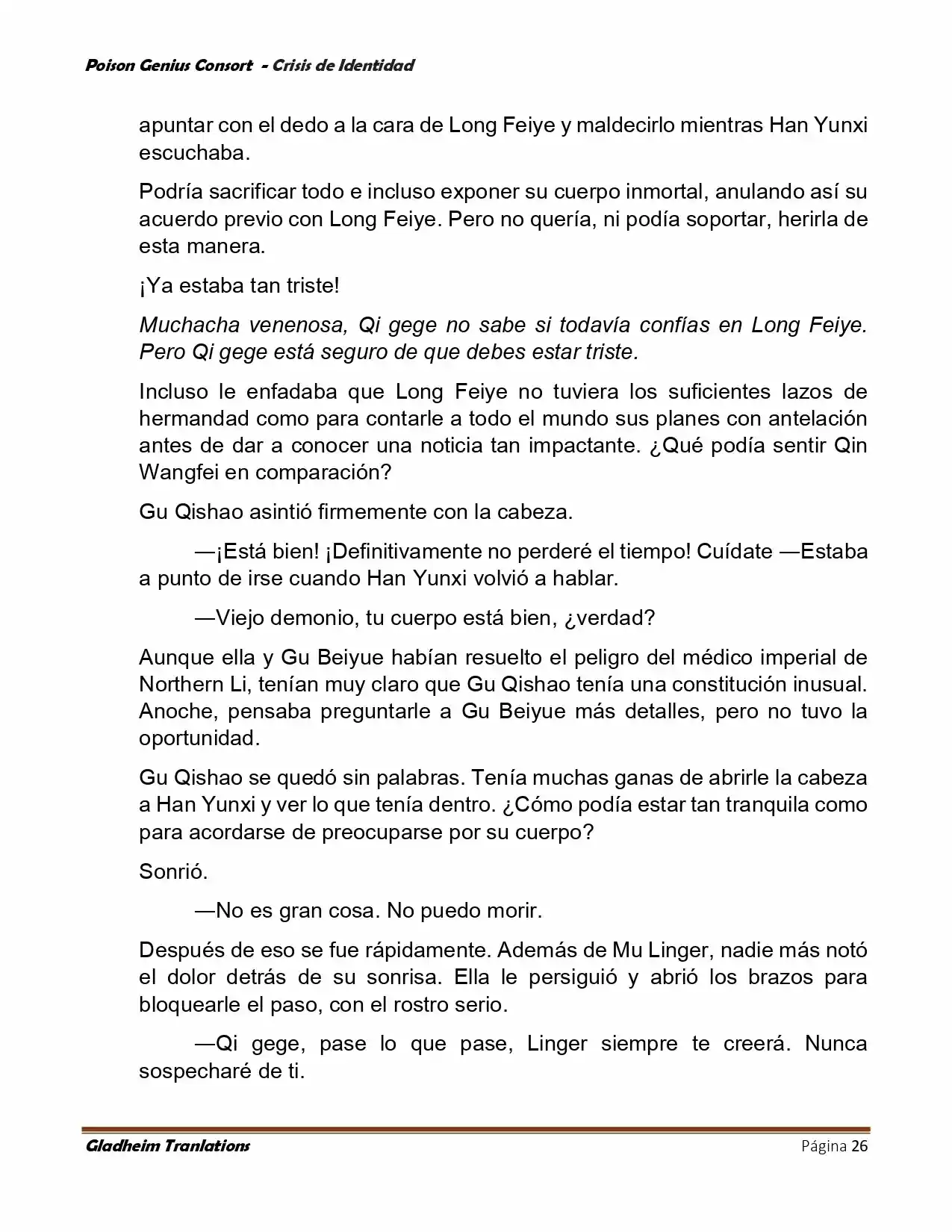 Poison Genious Consort (Novela) - Capítulo 396 - Página 26 - LectorTMOo