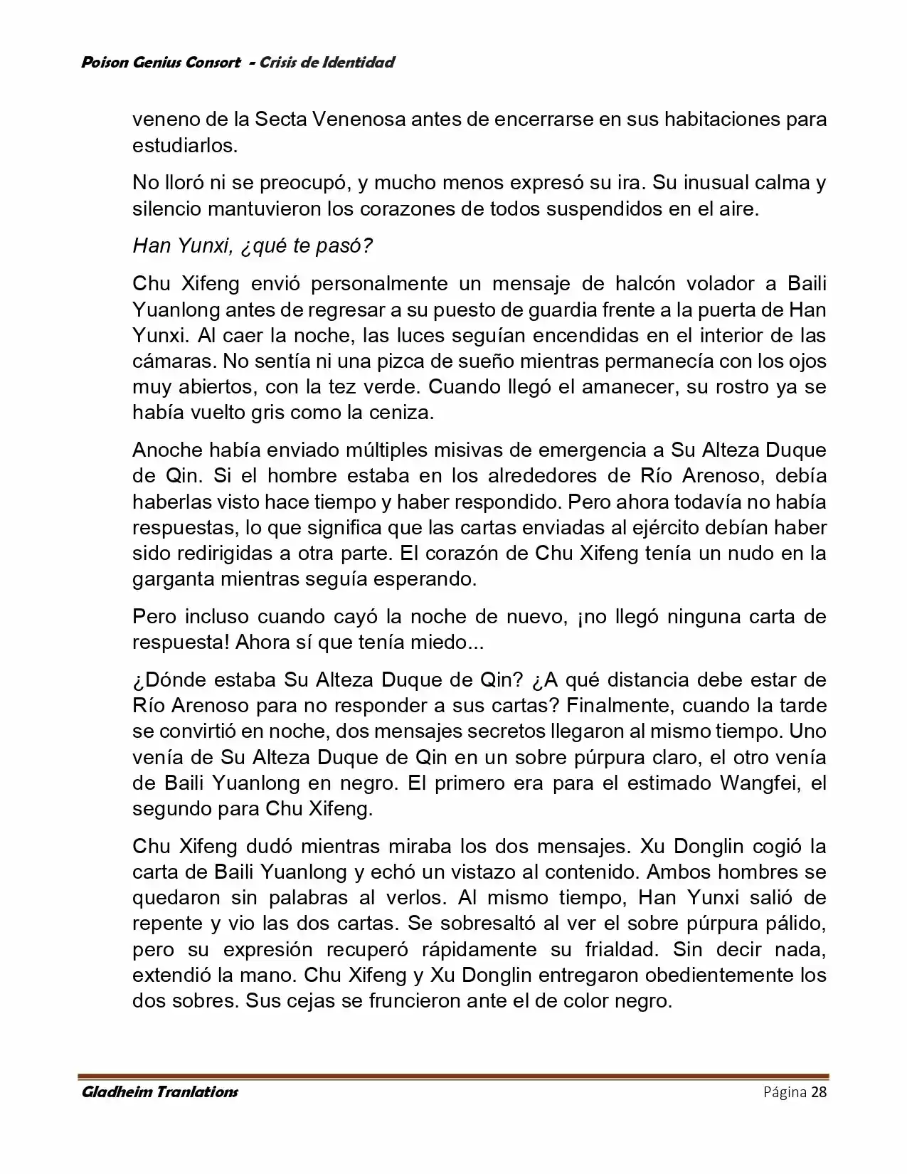 Poison Genious Consort (Novela) - Capítulo 396 - Página 28 - LectorTMOo