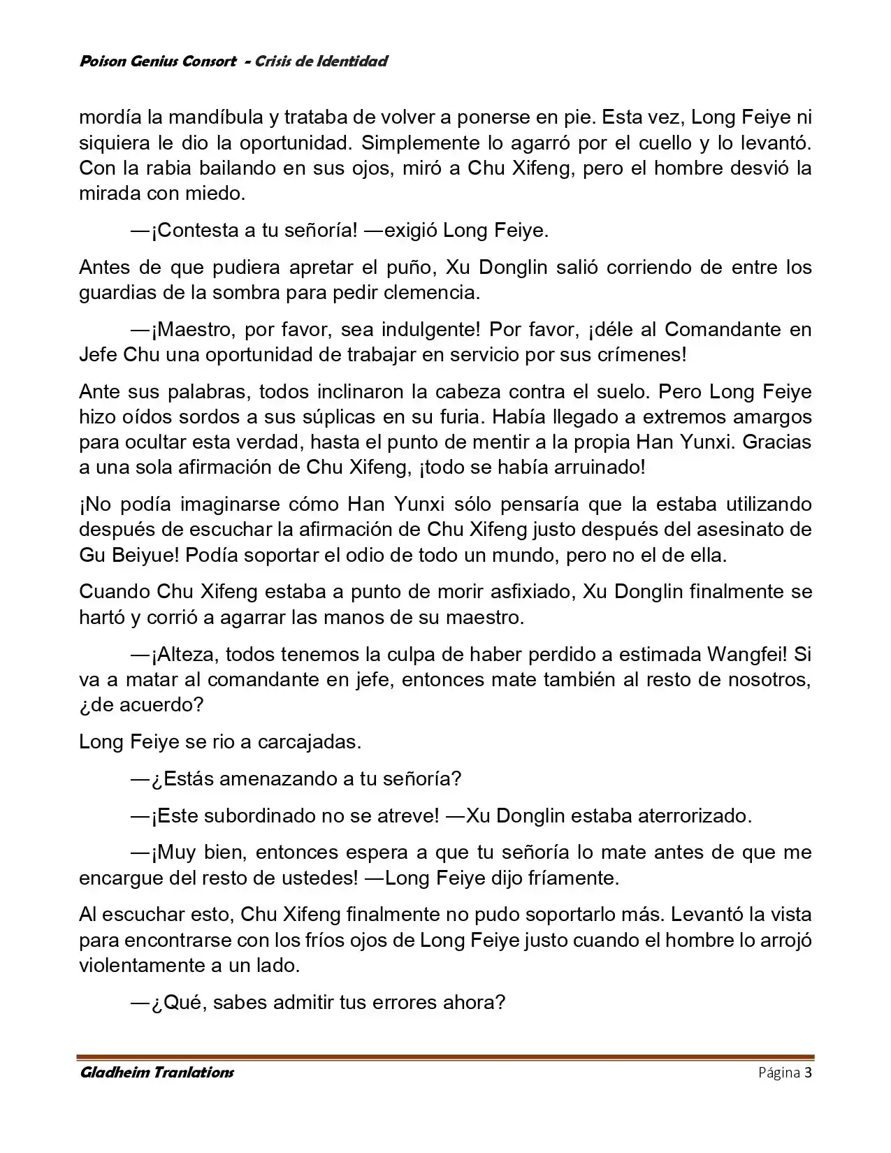Poison Genious Consort (Novela) - Capítulo 397 - Página 3 - LectorTMOo