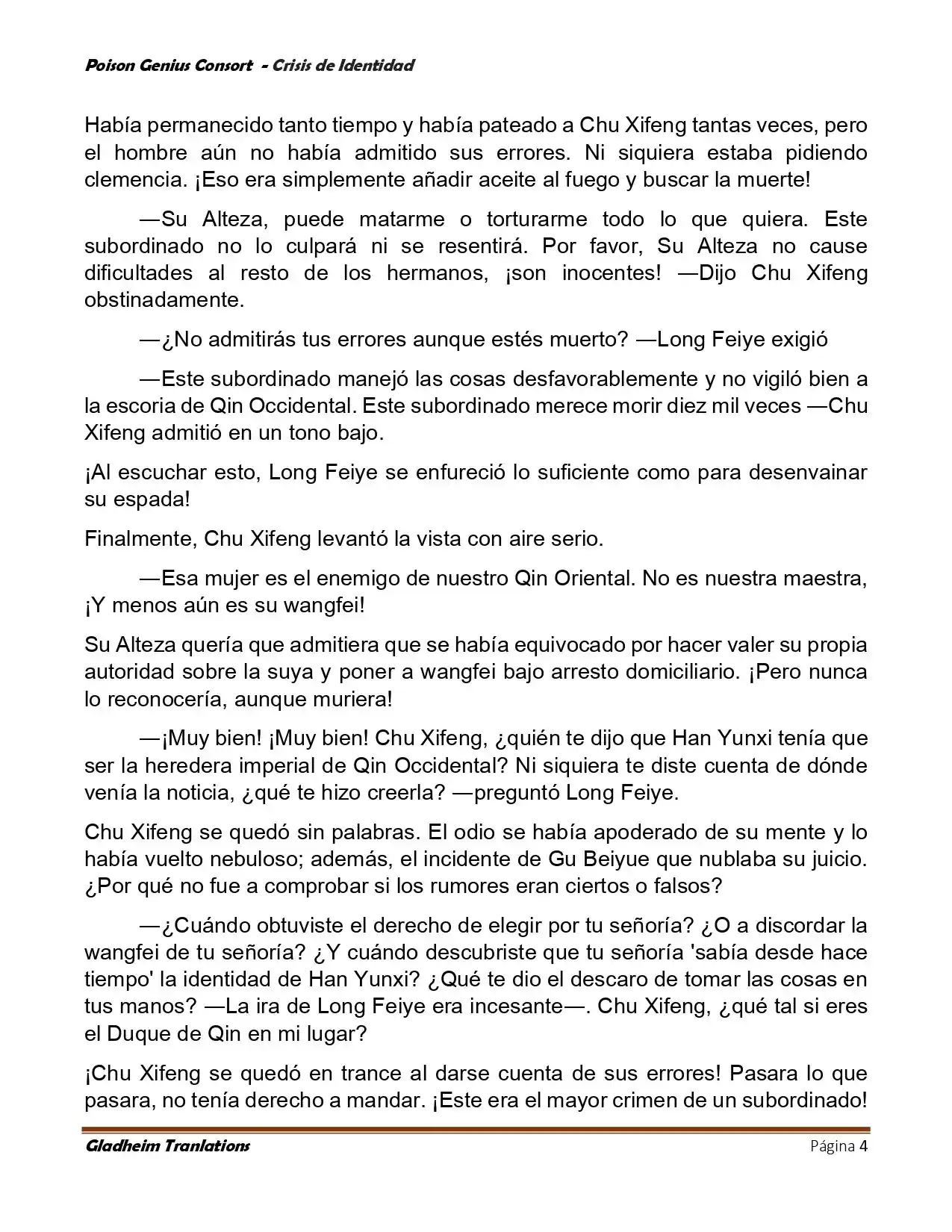 Poison Genious Consort (Novela) - Capítulo 397 - Página 4 - LectorTMOo